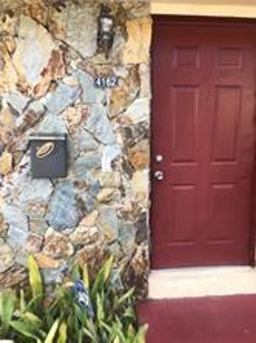 See it for yourself! Great Location, Great for 1st TIME BUYERS, Tenant Lease ends 4/2022. Family area & Spacious, Garden view, Private Fenced patio for entertaining, Tent, Table, chairs , BBQ. Separate Living room & Dining room, large eat in kitchen, Granite counter tops, refrigerator, dishwasher, Microwave, Range, Washer/Dryer Storage room, Split Main Bedroom W/balcony, Bathrooms, Plenty of closet space, 1st floor half bath, Tile & New wood laminate floors, Hurricane Panels, Close to Turnpike, I-75, Schools, Shopping, Different flavors of restaurants, FLL Airport, Ready for you to move in. Close to & walk to Nova, FAU, Broward College, schools. Expressways, shopping, parks, restaurants, minutes to beaches, downtown FLL, FLL AP, Miami and more! Don’t miss out before it’s gone. THANKS