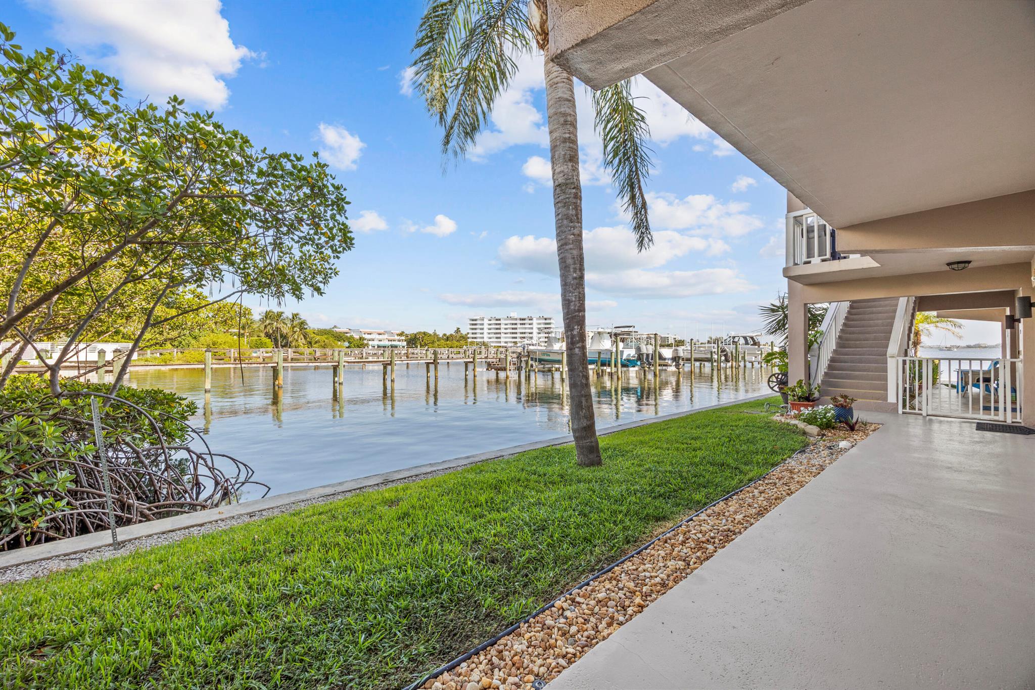 Furnished 2 Bedroom, 2 Bath Condo with Stunning Intracoastal Views! Experience waterfront living in this beautifully furnished 2-bedroom, 2-bathroom condo located directly on the Intracoastal Waterway. The kitchen features granite countertops, a stylish backsplash, and a pass-through window to the living/dining area, perfect for entertaining. This first-floor unit is just steps from the community pool, which sits directly on the Intracoastal, providing breathtaking water views and a serene spot to relax. Walking distance to the beach and surrounded by shops, restaurants, and entertainment, this move-in-ready condo offers an unbeatable combination of style, comfort, and location, ideal for anyone seeking a vibrant waterfront lifestyle in a stunning, highly sought-after community.