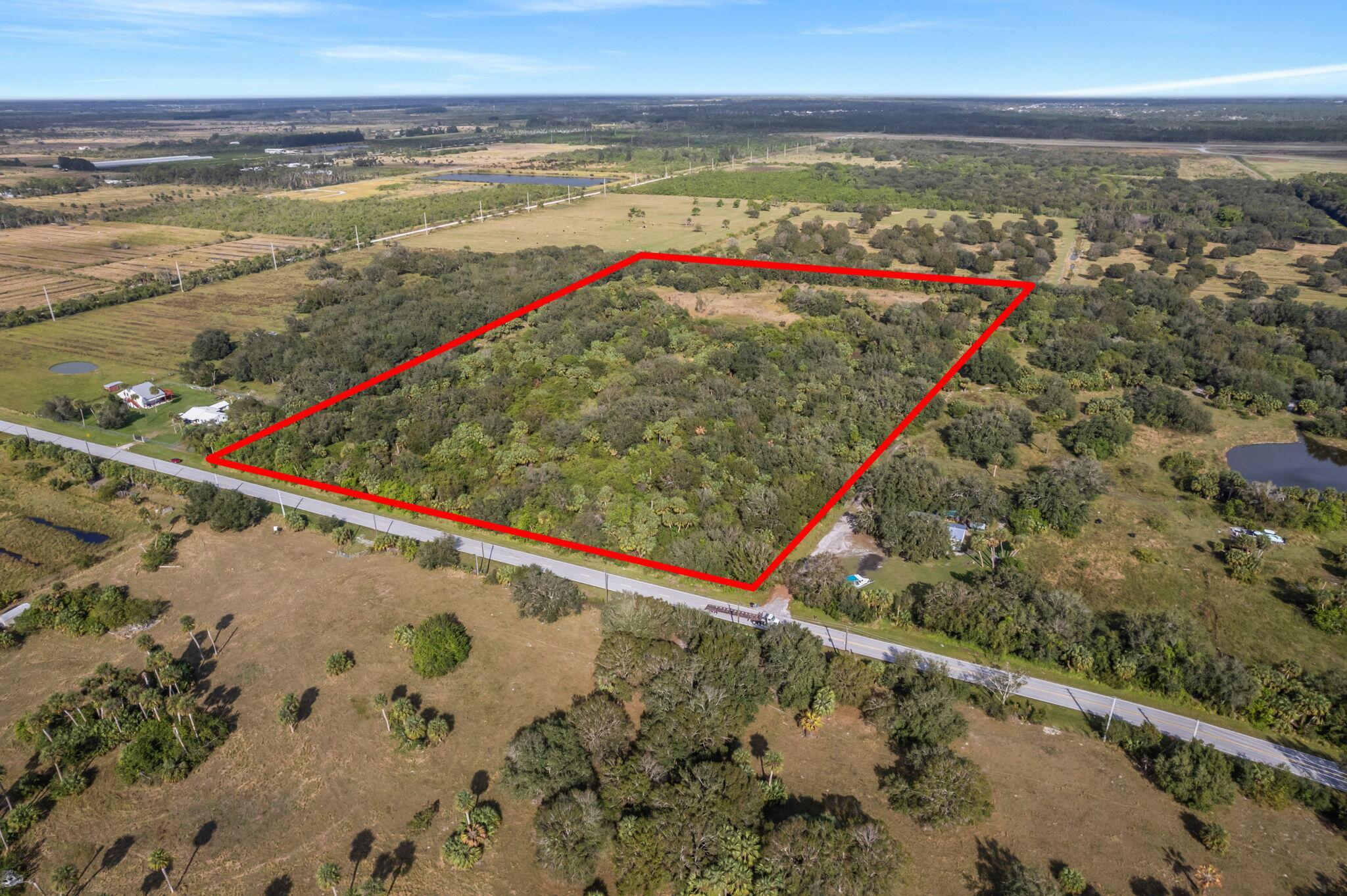 Located in the heart of St. Lucie County, this prime 21.98-acre parcel offers exceptional potential for a wide range of industrial developments. Situated just 1.6 miles from St. Lucie County International Airport, with easy access to I-95 and U.S. Highway 1, this property is ideal for businesses looking to capitalize on the areas robust transportation and logistics network. This parcel presents an unparalleled opportunity for developers and investors looking to take advantage of the growing demand for industrial properties in this rapidly expanding region. Frontage on St. Lucie Blvd provides excellent visibility and accessibility for employees, clients, and suppliers.