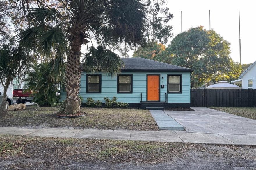 Beautifully updated 3-bedroom, 2-bath home located in a charming historic neighborhood. This property features two large covered patios, perfect for outdoor living, set within a fully fenced yard. Currently being fully painted inside and out, with new windows currently being installed for added comfort and efficiency. Conveniently located near schools, restaurants, and parks, and just minutes from downtown and the beaches.