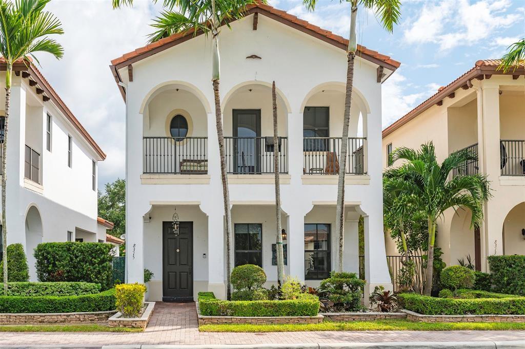 This Monterra Lakefront, 2 story single-family home will mesmerize you with picturesque front porch & balcony views. Located in a luxury community, Monterra offers 24 hour guard station, gorgeous clubhouse, enormous pool and amenities galore including: modern gym, tennis & basketball courts, jogging trails, tot lot & dog park. This Pacific model has 12 foot ceilings and an abundance of windows. The layout allows for many options depending on your personal needs. With a large center island kitchen, two dining areas, and a living room and a den that opens to an exterior courtyard the property is great for entertaining. The first floor also has a 1/2 bath, laundry room & attached 2 car garage. Upstairs is a master suite w/ spacious closets as well as 3 additional bedrooms & second bathroom.
