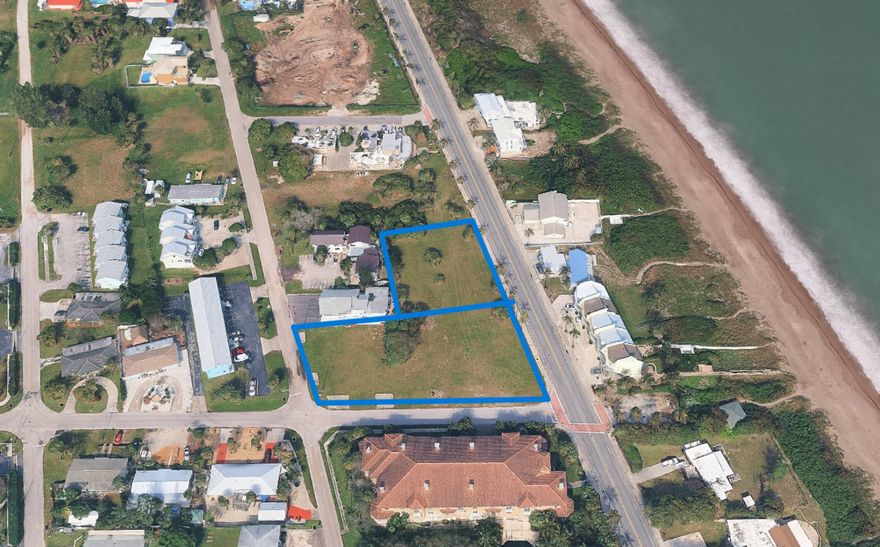 Prime Hutchinson Island Development Opportunity Two contiguous parcels totaling approximately 1.9 acres along South Ocean Drive on Hutchinson Island in Fort Pierce, Florida.Located directly across from the Atlantic Ocean, the site offers one of the few remaining large development opportunities in this sought-after coastal corridor.
Zoned HI-Medium, the property allows for a range of residential uses including condominiums, townhomes, or duplexes. The site may also offer potential for neighborhood commercial or mixed-use development through rezoning.
Situated within walking distance of the beach, marinas, and local restaurants — and just minutes from Downtown Fort Pierce and the Fort Pierce Inlet. This rare offering presents an ideal opportunity for developers and investors seeking to capture the continued growth and appeal of Florida's Treasure Coast.