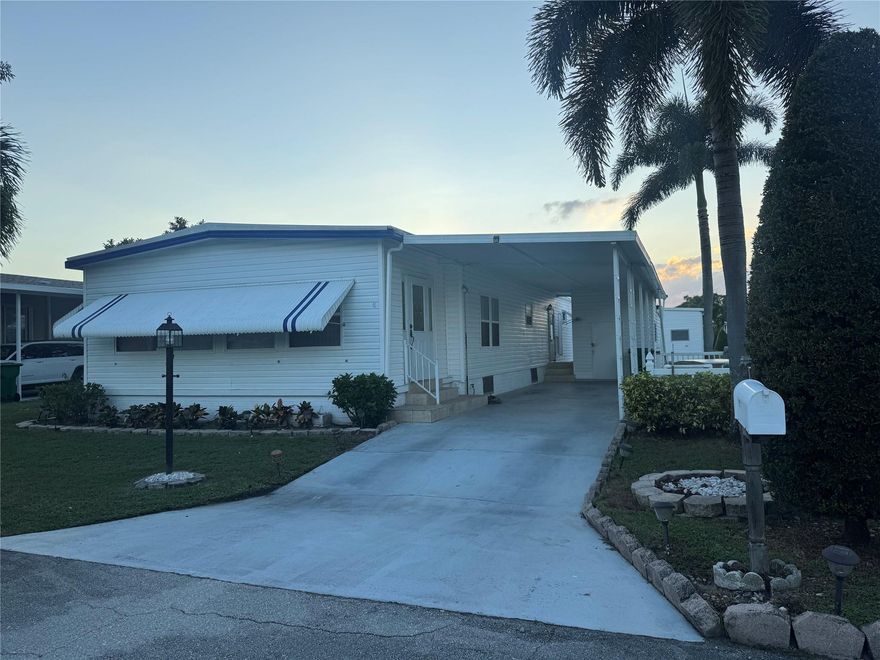 Welcome to beautiful Park City, a vibrant 55+ active community in the heart of Davie! This spacious home features 2 bedrooms and 2 bathrooms, a large living room, dining area, and Florida room, plus a private laundry room. With over 1,700 sq. ft. under air, there’s plenty of space to relax and entertain. Enjoy the outdoor patio area, perfect for sitting outside and taking in the fresh air. The home is within walking distance to shopping, grocery stores, restaurants, and a gas station, and offers easy access to SR-84 and I-595 for convenient commuting. The Park City community offers resort-style amenities including three swimming pools, shuffleboard, bingo, crafting activities, and more!