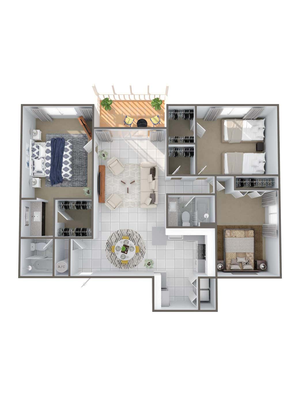 Photo of 4120 Union Square Boulevard #C1, Palm Beach Gardens, FL 33410 (MLS # B26029455)