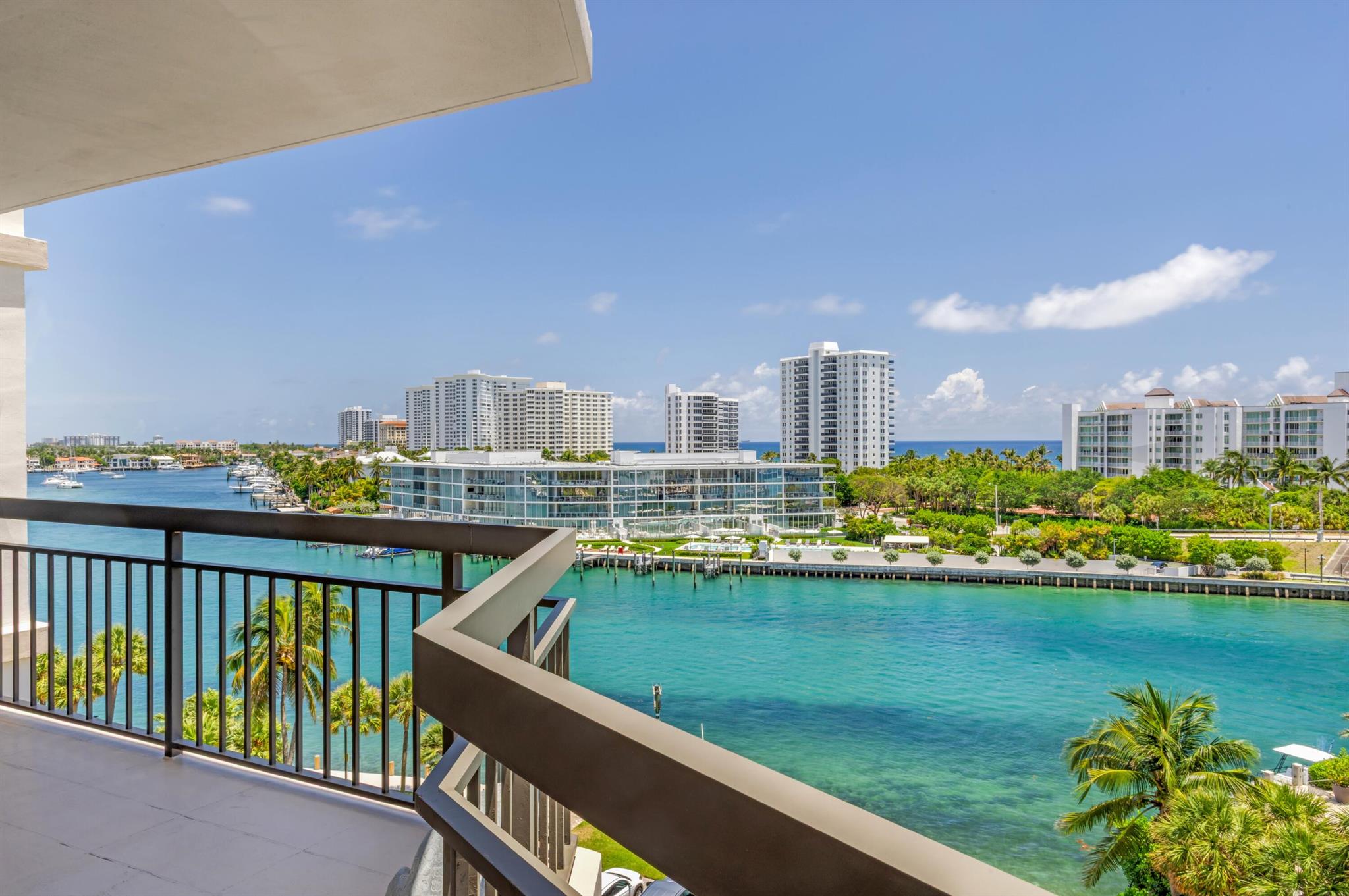 BEAUTIFULLY REMODELED CORNER RESIDENCE WITH INTRACOASTAL, OCEAN AND INLET VIEWS FROM A WRAPAROUND TERRACE ON LAKE BOCA! IMPECCABLY MAINTAINED WITH STUNNING VIEWS IMMEDIATELY UPON ENTRY. MARBLE FLOORING THROUGHOUT MAIN LIVING SPACES. GOURMET KITCHEN WITH CUSTOM CABINETRY, STAINLESS STEEL APPLIANCES AND ABUNDANT STORAGE. WATERFRONT DINING AREAS. INTRACOASTAL VIEW PRIMARY SUITE WITH BALCONY, PLENTIFUL CLOSET SPACE AND A LUXE BATH, INCLUDING SEPARATE SHOWER AND TUB. SECOND BEDROOM HAS ADJOINING BATH AND THIRD BEDROOM IS CURRENTLY UTILIZED AS AN OFFICE/MEDIA ROOM. ALL IMPACT GLASS. BALCONY, CONCRETE WORK AND MANY BUILDING UPDATES HAVE BEEN COMPLETED. STUNNING NEW LOBBY, LAKESIDE POOL AND SUNDECK, FITNESS CENTER, CLUB ROOM AND GARAGE PARKING. CLOSE TO ALL THAT DOWNTOWN BOCA HAS TO OFFER!