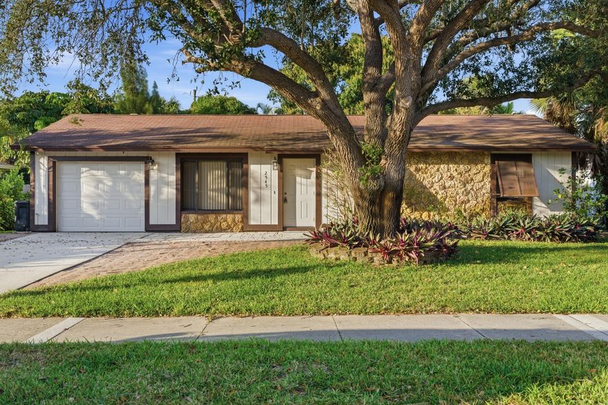 FULLY FENCED OVERSIZED BACKYARD AND DECK!!! Vacant. Available now. Partially furnished. Spacious & beautifully renovated home located in a quiet residential neighborhood with no HOA restrictions. This move in ready property features brand new tile flooring throughout (no carpet!), fully updated bathrooms, new interior & exterior doors, fresh interior & exterior paint, and brand-new stainless steel appliances with a new washer & dryer. The primary bedroom includes a private en suite bathroom for added comfort & convenience. A one-car garage with a new opener provides additional storage & ease. Enjoy a fully fenced backyard with a large wooden deck & mango fruit tree - perfect for entertaining (deck to be freshly painted in July). Brand new vertical blinds & a new sprinkler system. See more Bring your truck, trailer, or boat. Park right in front of your home with no HOA rules or restrictions.

Prime location: about 5 minutes to everyday essentials (Costco, Target, Walmart, Aldi, Trader Joe's, Publix), and 10 minutes to The Gardens Mall, the Intracoastal, and the nearest beaches. You're a quick drive to Palm Beach Gardens hotspots like Alton Town Center, Downtown at the Gardens, and PGA Commons (roughly 10-15 minutes, traffic depending), plus CityPlace / Downtown West Palm (about 15-20 minutes).