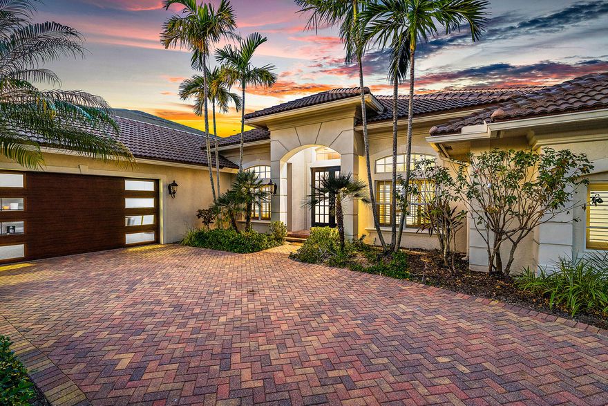 Accepting Back Up Offers! Welcome to your oasis on the Intracoastal Waterway! This stunning, newly renovated waterfront home offers a luxurious lifestyle with 100ft of direct access to South Florida's renowned Intracoastal Waterway. Whether you're a boat enthusiast or enjoy lounging in paradise, this spectacular property has it all! From its spacious open-concept layout with split bedrooms, granite countertops, and stainless-steel appliances in the kitchen, huge family room with French doors leading to the patio, and wet bar area complete with mini fridge and wine cooler to its incredible travertine paved patio featuring a built-in summer kitchen, cypress ceilings and spa-like pool/hot tub - every inch of this property will be sure to impress. You'll find 14' and tray ceilings in the living room and tray ceilings in the living room and main bedroom with fabulous water views! And if that wasn't enough - step down from the patio onto your own private 100ft dock complete with an impressive 14,000 lb boat lift capable of fitting up to an 85ft boat. 

Azure is THE highly sought-after location that has it all! Just around the corner, you will find The Gardens with its premier "best of everything" shopping experience, Worth Ave, Palm Beach, and PBIA. Plus, enjoy convenient access to world-class medical facilities and schools. Best of all, this home is just minutes away from beautiful beaches with no fixed bridge ocean access! Take advantage of your chance to live life in luxury at Azure! With so much to offer nearby, why not make this your permanent residence?

Newly replaced and updated amenities:

" NEW* Pool resurfaced
" NEW* Travertine pavers on the patio deck
" NEW* Outdoor kitchen, appliances, and grill
" New* Wire fence 
" NEW* Roof (completed 5 months ago)
" NEW* HVAC system (Thermostats ductwork, air handlers & condensers)
" NEW* Whole house water filter and water heater
" NEW* Garage doors and Epoxy floor
" NEW* Washer and dryer
" NEW* Flattop stove
" NEW* Painted exterior & interior 
" NEW* Toilets
" NEW* Ceiling fans
" Outdoor patio tongue & groove refinished
" Plantation shutters
" Exterior cameras
" $30k Bose speaker sound system throughout 
" Subzero wine and wet refrigerator bar 
" Split floor plan 3 beds on one side 
" Central vacuum 
" Office room installed doors or sitting room
" Wood burning fireplace 
" Full cabana bathroom 
" Great storage 
" All showers regrouted
" Nice water pressure 
" Ring system full house