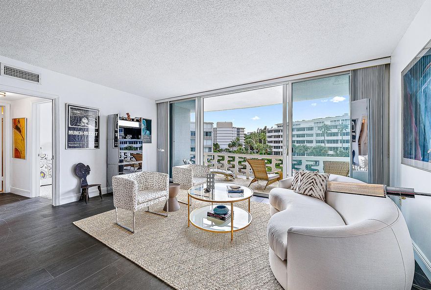 Move-in ready and ideally located, this residence is a true sanctuary by the sea. Spend the Season in Palm Beach. This exquisite furnished residence at the Regency of Palm Beach offers stunning Intracoastal views and private beach access, perfectly blending luxury and convenience. Designed by renowned architect Gene Lawrence, this sophisticated property features modern, high-end finishes throughout. Inside you'll find spacious living areas with new flooring and impact glass windows, flooding the space with natural listing for a warm and inviting atmosphere, Recent building enhancements include a new roof, upgraded elevators, and a resurfaced pool, elevating your listing experience. With upcoming improvements like concrete restoration an breezeway refinishing scheduled for (See Supplement)