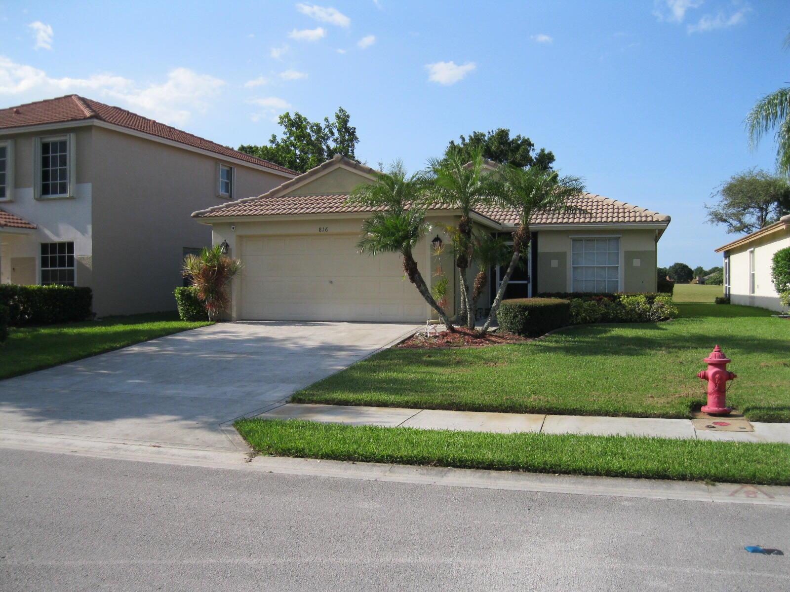 Welcome to your private retreat in the heart of Port St. Lucie. This well-maintained 3-bedroom, 2-bath home is located on the golf course in the desirable St. James community. Inside, you'll find an open layout filled with natural light, a spacious living area, and an updated kitchen with stainless steel appliances, granite countertops, and a breakfast bar. The floor plan offers 3 bedrooms and two bathrooms, and the primary suite includes a walk in closet and a walk-in shower. Enjoy a screen porch overlooking the golf course--perfect for relaxing or entertaining. Additional features include a 2-car garage, indoor laundry, and a very open floor plan. Conveniently located near St. Lucie West, I-95, parks, and schools. Move-in ready and waiting for you!