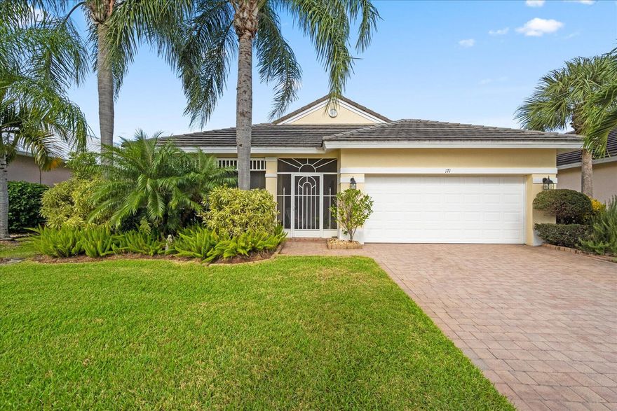 A beautiful, very well-maintained CBS Key West Style home, in a luxury and highly desired Magnolia Lakes gated community in Port Saint Lucie West. Very welcoming screened front porch leading to a high ceiling entrance open to a spacious living room. Master bedroom, with a walking closet, dual sink, separate shower and bathtub, two rooms and full bathroom perfect as new. Open kitchen overlooks the family room with granite counter tops that provide ample workspace including all appliances. Beautiful screened patio overlooking green landscaping. The community offers a resort-style pool, basketball and tennis courts, playground, fitness center, pool table, etc. Great location, close to many shopping centers, grocery stores and schools.