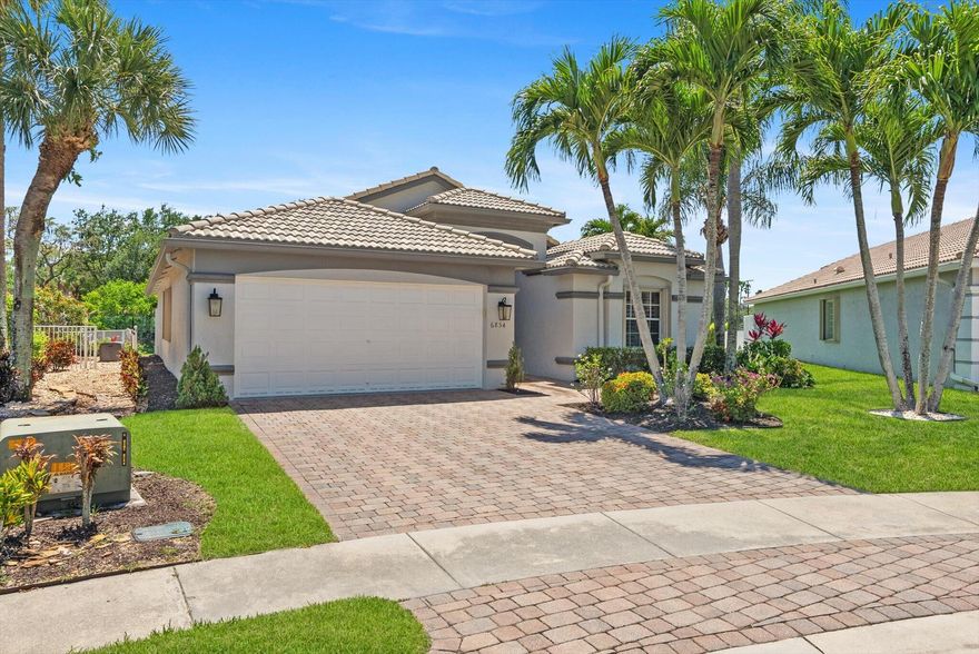 Elegant lakefront residence on a quiet cul-de-sac in the premier 55+ community of Bellaggio. Enjoy a private, serene setting with lush landscaping,tranquil water views, and no rear neighbors.This upgraded 3BR/2BA home features a modern open-concept design,designer kitchen with high-end finishes, updated baths,and wood-look tile in bedrooms.The spacious primary suite offers a spa-inspired bath with an oversized walk-in shower.A large screened lanai captures stunning lake and preserve views. HOA includes lawn care,internet, security,and full resort-style amenities, plus a $350 café credit. Amenities include lighted Har-Tru tennis,pickleball,bocce, indoor/outdoor pools,fitness center,bistro café,pro instruction, a grand ballroom with events led by a full-time lifestyle director.
