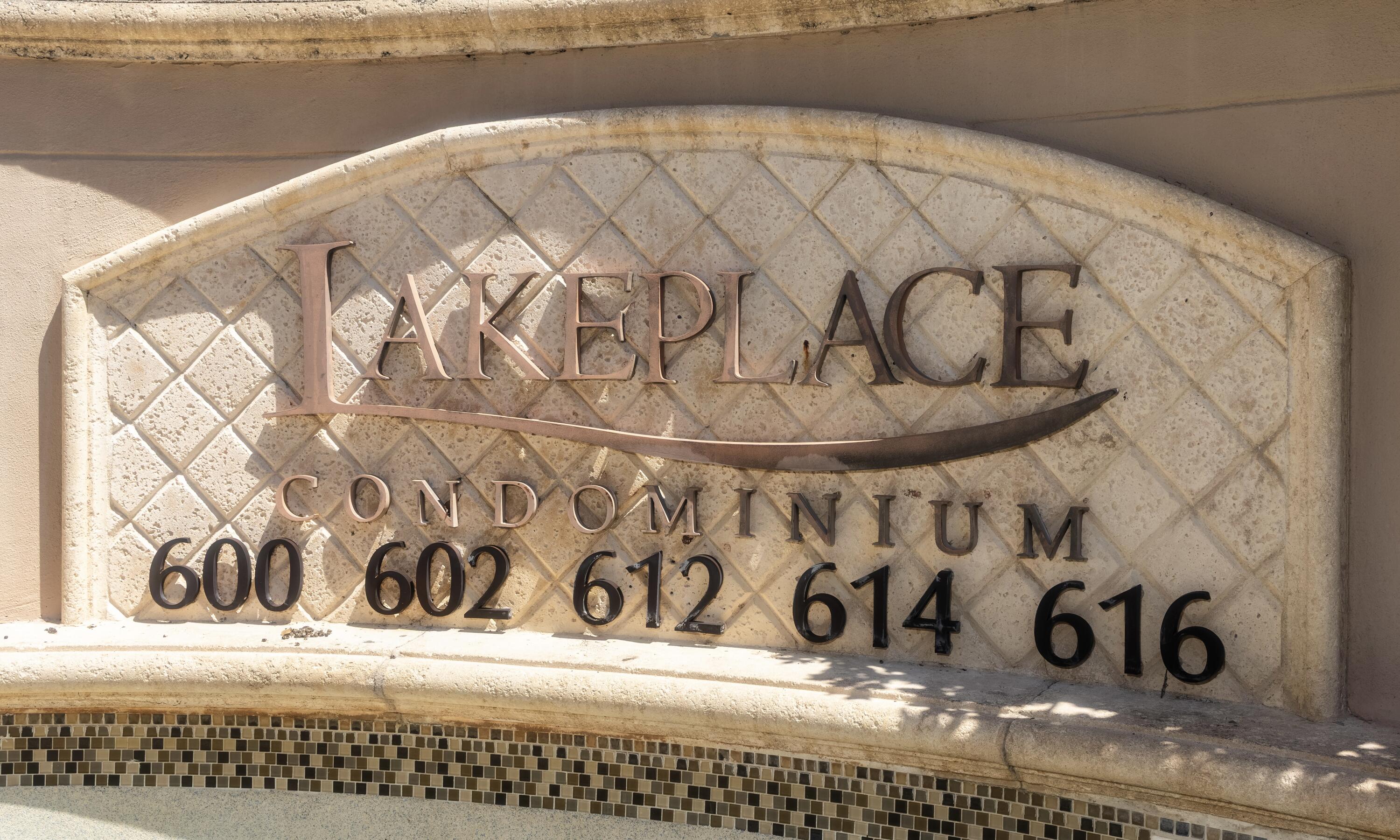 LAKE PLACE CONDO - Residential