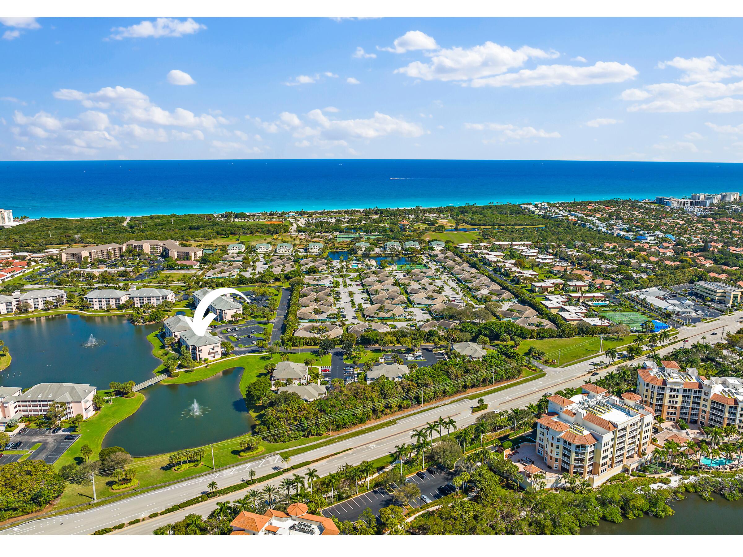 Enjoy this Lovely Condo overlooking the Lake and walk to the Beach from July 2 to Nov 15, 2024! .Bring your Dates to enjoy this awesome vacation condo... Furbaby friendly...This is a short term rental of a very special Upgraded kitchen and baths in this lake view condo. This condo is the one to appreciate. Small pet friendly. Wireless Internet included, water sewer, trash, and basic cable. Electricity to stay in Owner's name and tenant to reimburse usage. There is a scenic exercise path in the park and a path to walk east to the ocean (10 minute walk) as well as a 5 minute drive west to a shopping center with grocery, restaurants, movie theater, gas and other services. Enjoy tropical Florida-style' restaurants on the nearby waterway