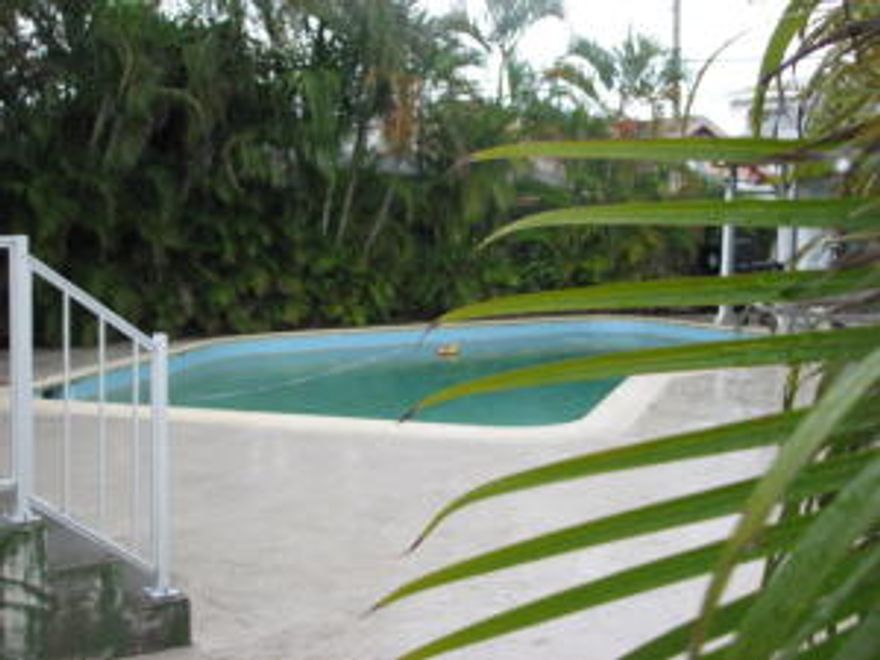 BRING ALL OFFERS! Motivated Seller! Great opportunity to own a unique income property close to the heart & charm of downtown Lake Worth!  This property has two complete and separate homes adjoined by a common area pool and patio deck. Terrific rental opportunity or chance to create your own private oasis.  Close to the beaches, downtown, shops, and restaurants.  Hurry and do not miss a chance to be a part of Lake Worth's renaissance.