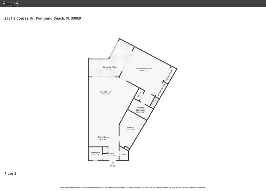 Looking for a condo with space, views, and a true South Florida lifestyle? This oversized 1BR/1BA residence in desirable Palm Aire delivers all three. Bright and airy with an expansive layout, this move-in ready home features a spacious living and dining area, updated kitchen with stainless steel appliances, oversized bedroom, and an enclosed balcony perfect for morning coffee, a home office, or relaxing while overlooking sweeping golf course and skyline views. Natural light pours throughout the residence, creating a clean and inviting atmosphere buyers are searching for today. Enjoy resort-style amenities including a sparkling pool, beautifully maintained grounds, walking paths, and peaceful golf course surroundings. Ideally located near shopping, dining, casinos, beaches, and major highw