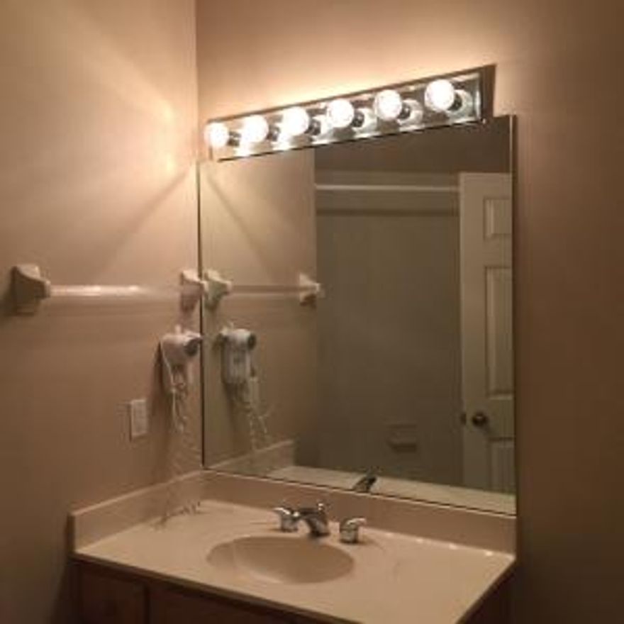Studio/hotel room type unit with separate bathroom, furnished includes water, electric and cable, no kitchen, has a small fridge, cabinet with small sink, space for microwave, located in gated community, pool, spa, close to I-95 for commuters.