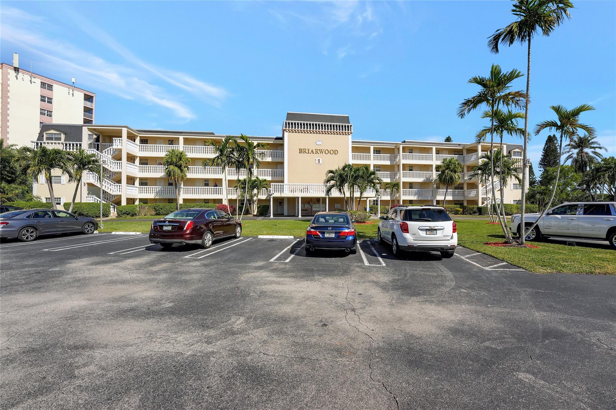 THIS UNIT IS TURN KEY READY*LOCATED IN THE HIGHLY SOUGHT BRIARWOOD CLUB CONDO*THIS 55 PLUS COMMUNITY OFFERS A HEATED POOL, A FABULOUS BARBECUE AREA, SHUFFLE BOARD AND UPDATED CLUB HOUSE*ENTER INTO A METICULOUS KEPT CONDO*ENTRY FOYER LEADS INTO A LARGE LIVING/DINING ROOM WITH A VIEW *YOU WILL LOVE THE SPACIOUS KITCHEN WITH LOTS OF CABINETS AND COUNTER SPACE*THE SUNNY KITCHEN OFFERS A OFFICE OR BREAKFAST AREA*THE HUGE PRIMARY BEDROOM HAS PLENTY OF ROOM FOR YOUR KING SIZE BED*1 PLUS & 1/2 BATHS*THERE ARE MANY CLOSETS IN THIS CONDO*THE SCREENED PATIO OFFERS A SHORT WALK TO THE UPDATED BARBECUE AREA*THIS UNIT IS ALSO THE CLOSEST TO THE BBQ AREA*CANAL VIEW*942 SQ FEET* LOW MAINTENANCE $475.23 A MONTH*THIS UNIT HAS THE LOWEST MAINTENANCE FEE IN THE BUILDING*FABULOUS LOCATION CLOSE TO DOWNTOWN*