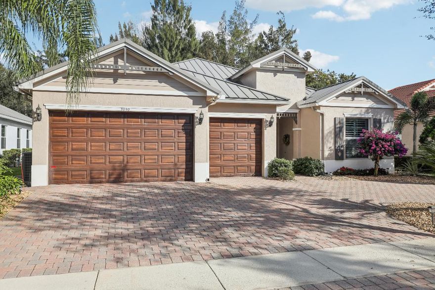 Located in a gated community on a cul-de-sac, this beautifully updated 2,807 sq ft residence offers true move-in-ready living with major upgrades already completed. Designed as a 5-bedroom, 3-bath home with 3 car garage, the layout has been thoughtfully reconfigured with the fifth bedroom converted into an oversized primary suite walk-in closet, creating a luxurious owner's retreat. Plantation shutters and updated flooring throughout enhance the home's refined feel.
Home features newer appliances with an updated kitchen which opens into spacious family and living areas highlighted by a built-in electric fireplace feature—perfect for both everyday living and entertaining.
Major capital improvements include a new metal roof (2020), two new A/C systems (2024), new hot water heater (2025), new front doors, recent exterior paint, gutters, and partial accordion shutters, providing peace of mind and convenience.
Outside features a private backyard oasis, where you'll find a refinished pool, new patio deck, outdoor patio TV, and electric hurricane patio screens. The low-maintenance turf in rear yard and fully fenced lot make outdoor living easy and enjoyable year-round.
This is a rare opportunity to own a turn-key home in Royal Palm Beach where major updates has already been completed. Simply move in and enjoy.