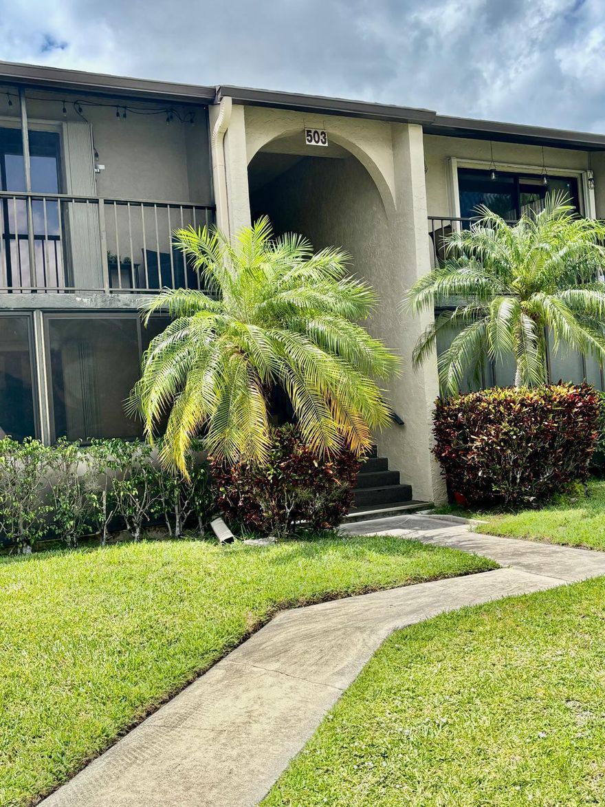 Please visit this 2-bedroom 2 bath home. Located in the community of Shady Pine, this well-maintained home provides convenient first-floor access. The sellers are offering to sell the apartment furnishings separately at a reasonable price, providing a move-in ready option for interested buyers.
