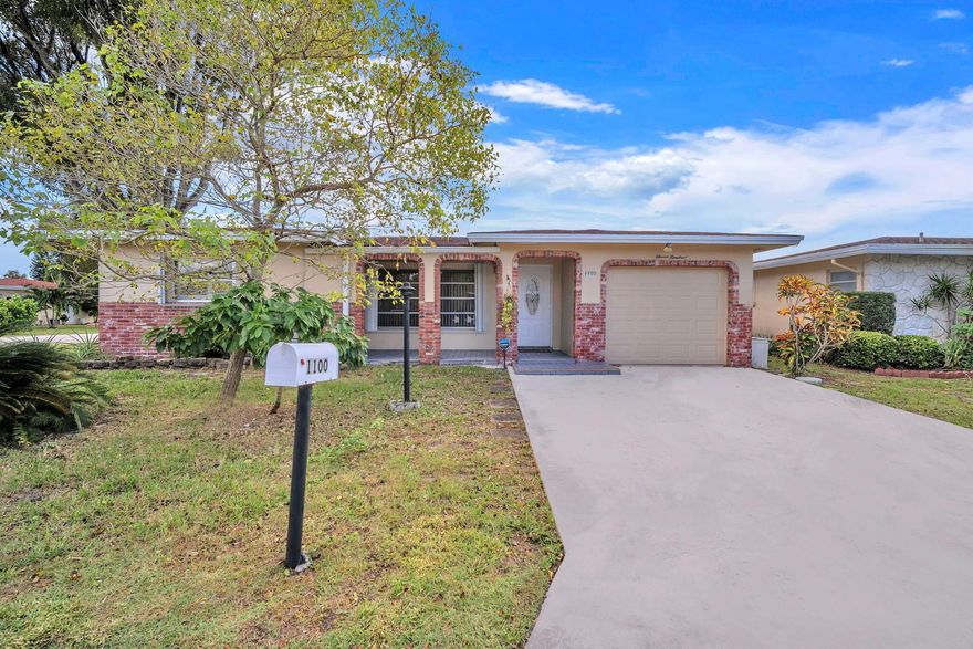 Well-updated corner-lot home in Deerfield Beach. Open house on 12/7/25 from 11:00 AM to 3:00 PM. This property features a 2017 impact garage door, hurricane shutters, and a whole-home water filtration system. The kitchen was updated in 2019 with quartz countertops, modern cabinetry, and refreshed finishes. Major mechanical improvements include a new AC (2022), water pipes replaced in 2023 (upgraded from cast iron), and air ducts replaced in 2023. The roof was fully replaced in September 2025, offering long-term peace of mind. A solid, move-in-ready home with costly upgrades already completed.