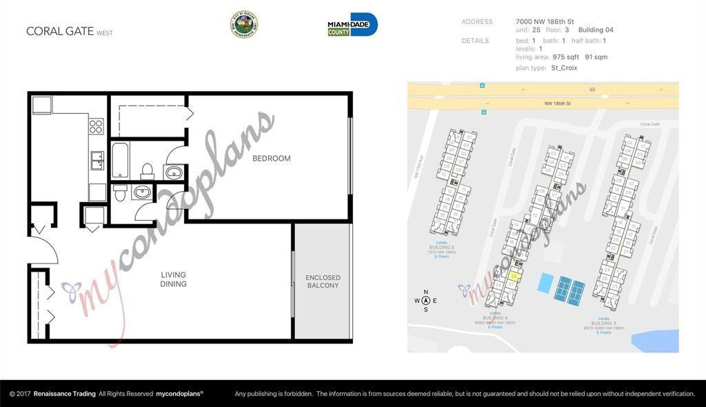 Coral Gate West Condo - Residential Lease