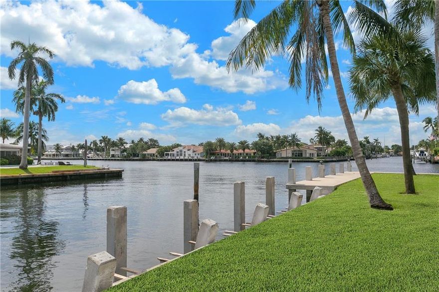 Rarely available 4 BR/3 Bath Waterfront Condo with Intracoastal views, Att 1 car garage, dockage up to 30" & Walking distance to beach. This is 2nd floor corner unit.  This unique condo is like a single family home without all the hassle and it is right off the main intracoastal! The Property has tons of natural light, breathtaking intracoastal views &  is located in the heart of  Ft Lauderdale - walking distance to nightlife, restaurants, bars,  shopping & the beaches. This truly is Florida lifestyle at its best. The property is an outstanding value and features 2 master suites as well as 2 additional bedrooms which is ideal for couples working from home who both require a private office! Unit is very spacious at 2260 sq ft! One pet permitted. Community pool Information provided is believed accurate but it is up to the buyer to verify all information prior to purchase.