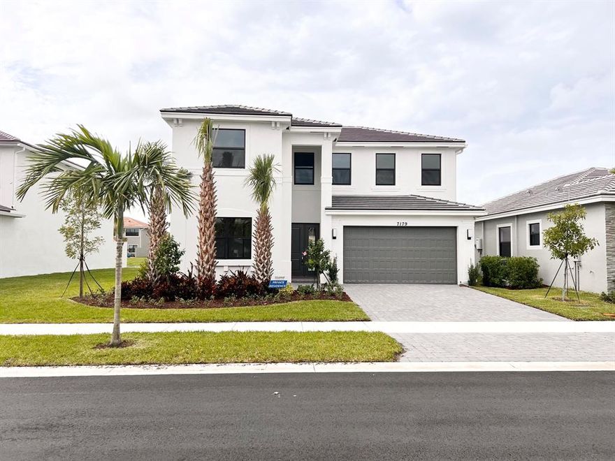 New Construction.Recently Completed.Gorgeous 6Bed/4Bath 2 Car Garage Single Family Home on the lake in an amazing gated community.Great floorplan, master bedroom and guest room downstairs,4 Bedrooms upstairs with a loft.Nicely upgraded, very low HOA, Pet friendly,Natural Gas Community,Room for pool and Hurricane Impact Windows throughout the entire home.Great location for commuting, minutes from the Beaches, close to restaurants, shopping and major highways.