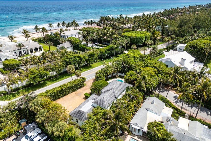 Location, Location, Location,Unique opportunity only moments to the pristine beaches, Gulf Stream School and famed Atlantic Avenue. Offering four bedroom three and a half bath this single family home is ready to enjoy immediately. The private grounds offer a tranquil oasis and provide the owner and guests a tranquil respite in the heart of Gulf Stream.  Just minutes to Palm Beach International Airport for easy in and out access. Come and live your dream in an A + Location