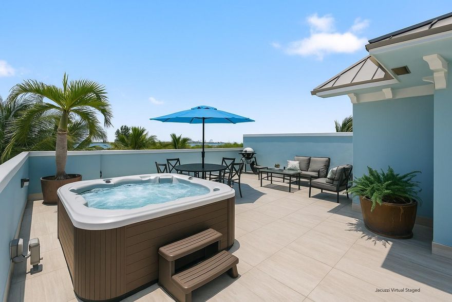 Prime Location of this stunning 5-bedroom, 4-bath coastal retreat just steps from the beach. With minimal HOA and NO RENTAL RESTRICTIONS, this property offers exceptional flexibility for short-term rentals or personal use. The interior features a sleek gourmet kitchen with Miele appliances and quartz countertops, impact windows, a private elevator, and a 2-car garage. Enjoy very spacious bedrooms and a rooftop terrace with panoramic Intracoastal views—Jacuzzi-ready with connections in place. Perfectly situated near the scenic Surf Road bike trail, with direct access to restaurants, bars, parks, and the Dania Beach Pier. A rare opportunity to own a luxury coastal property in a prime location with strong investment potential.