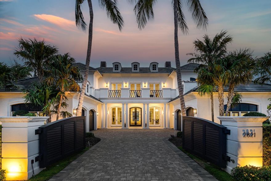 Architectural Masterpiece on the WaterThis one-of-a-kind waterfront estate blends bold architecture with timeless design across more than 12,000 square feet of meticulously curated interiors. Every element--from the rich stonework and custom millwork to the dramatic lighting and elevated finishes--was intentionally crafted to deliver both form and function. With 5 bedrooms, 6 full bathrooms, 3 powder rooms, an elevator, and multiple indoor and outdoor entertaining spaces, the home sets a new standard in luxury living.