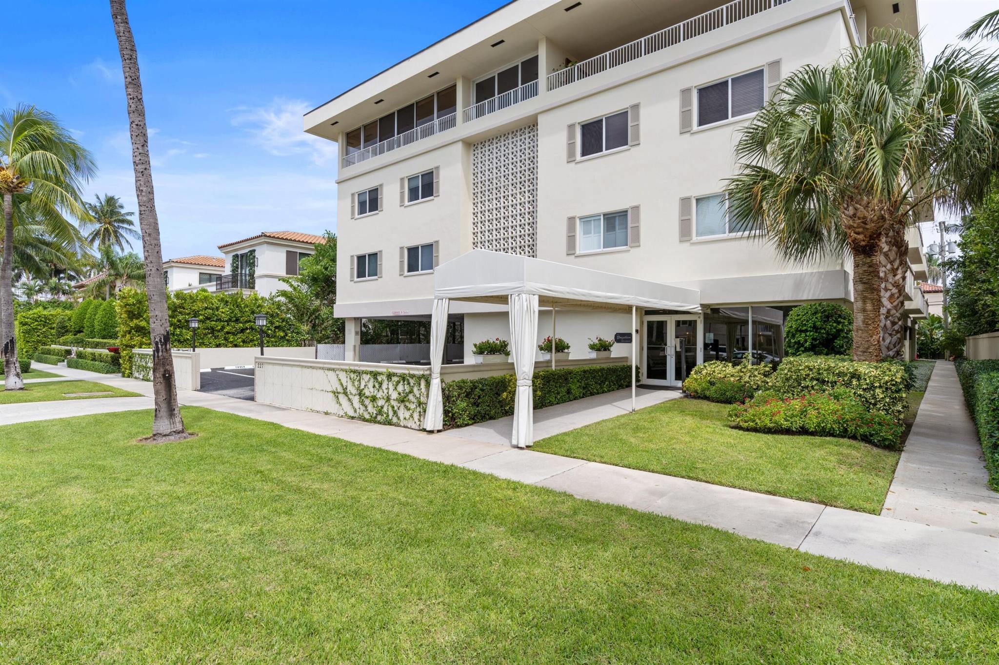 Rare, in-town opportunity! 2 bed/1.5 baths, offering 1,040 total square feet + east facing balcony. Located just step to Worth Ave, the beach, lake trail, town docks, and upscale dining and shopping options, this gem is a true embodiment of Palm Beach living. 2-covered parking spaces and low HOA. This condo is a must-see for those seeking the perfect Palm Beach lifestyle!