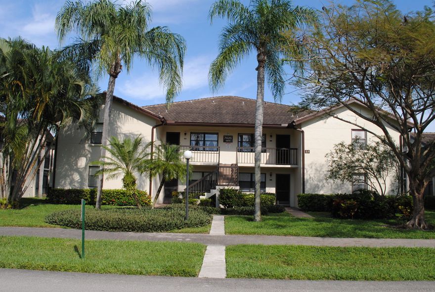 Clean and ready to move in 2 bedroom, 2 bathroom Condo. Large open kitchen. Private and quiet unit. Master bedroom has sitting area outside of Master bathroom. Walk in Closet. Unit is sold turnkey. All furniture, pots, pans are included in sale. Furniture is nice quality.  Some minor things are excluded see Broker remarks. Located in great community with lots to do. Golf course, pool, clubhouse, walking paths and more. Great location close to shopping, worship, entertainment and restaurants. Great Deli near by. You wont be disappointed by this unit.