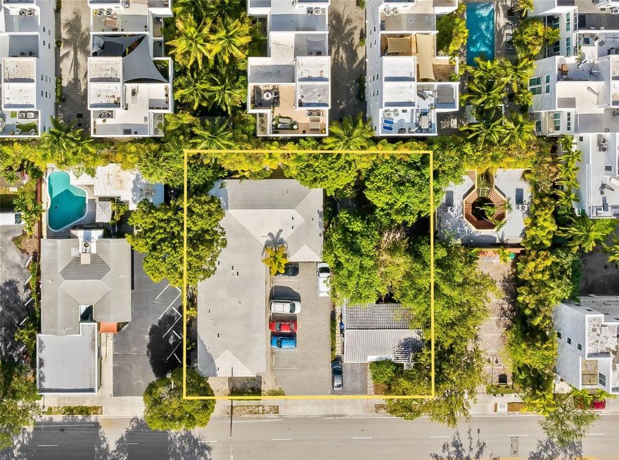 Two parcels. Being sold as a Development Site in Flagler Village. Can also purchase neighboring 3 parcels. Please do not disturb tenants. Call with any questions. Situated in the heart of Flagler Village, this rare two-parcel assemblage offers an exceptional development opportunity on one of the neighborhood’s busiest and most prominent corridors. With a total land size of 15,625 SF (0.36 acres), the property benefits from a massing study confirming at least 28 units can be built by right, making it an ideal site for multifamily or mixed-use development.Flagler Village is one of Fort Lauderdale’s most sought-after urban neighborhoods, experiencing explosive growth with new residential, retail, and cultural projects. According to recent RentCafe data, Fort Lauderdale ranks as Florida’s #1 rental market and continues to have strong demand for housing.The current property includes:* 730 NE 3rd Ave: Seven existing apartments (fully leased) providing immediate income.* 724 NE 3rd Ave: A two-bedroom home with a large yard (owner occupied).This is a rare chance to secure a high-exposure development site in one of South Florida’s fastest-growing submarkets.This listing may be purchased separately or as part of a larger 1-acre assemblage opportunity on the block.