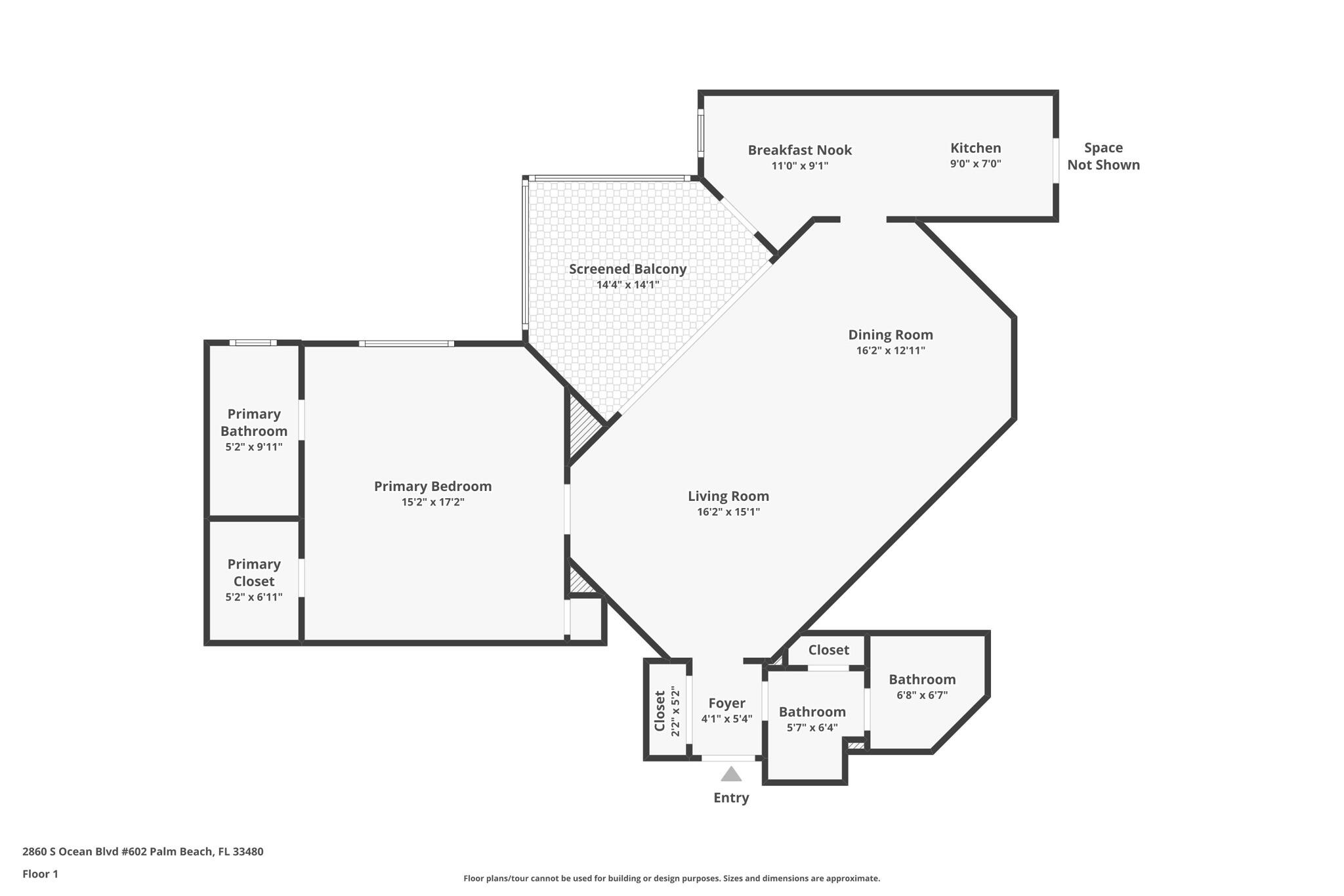 View photos, virtual tours, details... 2860 S Ocean Boulevard 602