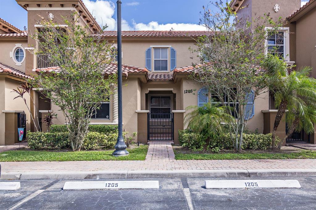 Immaculate upgraded 3 bedroom 3 bathroom townhome located in a gated community. Come see what the Links at Emerald Dunes has to offer, this serene setting with community pool, conveniently located to restaurants, dining and major interstates makes this a phenomenal place to call home. This unit has a covered balcony, upgraded kitchen, full size washer/dryer and has been freshly painted. Ready for your arrival!. This is an annual unfurnished lease 12 month minimum.