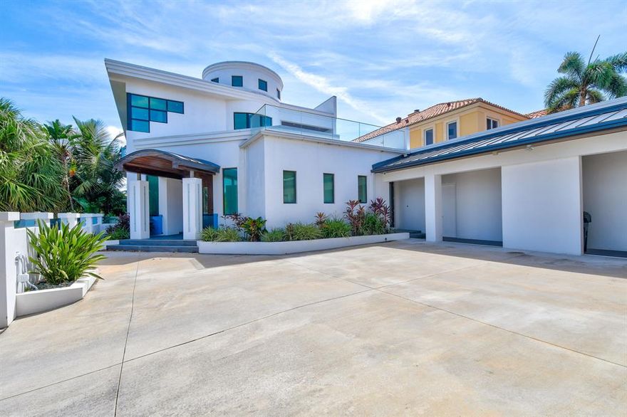 This is a magnificent home for the most discerning Buyer. Enjoy direct Intracoastal views from the home, the patio and the dock. This home has been built to exacting standards of quality with natural cypress exterior trim, incorporating a chef's kitchen and a salt water pool. As well as 4 spacious bedrooms and 2 convertible guest rooms. Sunlight abounds in every room. The home is being offered turnkey so all you will need to move in on closing will be your Florida wardrobe. On viewing this home will not disappointed! THIS HOME HAS BEEN BUILT TO THE MOST EXACTING CONSTRUCTION STANDARD TO WITHSTAND ANYTHING THAT FLORIDA MAY THROW AT IT. 160MPH RATED WINDOWS. POURED CONCRETE SUBFLOORS ON BOTH LEVELS AS WELL AS A POURED CONCRETE ROOF. THE HOUSE IS VIRTUALLY SOUNDPROOF AND SO WELL INSULATED AT THE MAJORITY OF THE TIME NONE OF THE FOUR ZONED AIR CONDITIONERS ARE REQUIRED. SAFE AND SECURE IN A QUIET EVOLVING NEIGHBORHOOD.