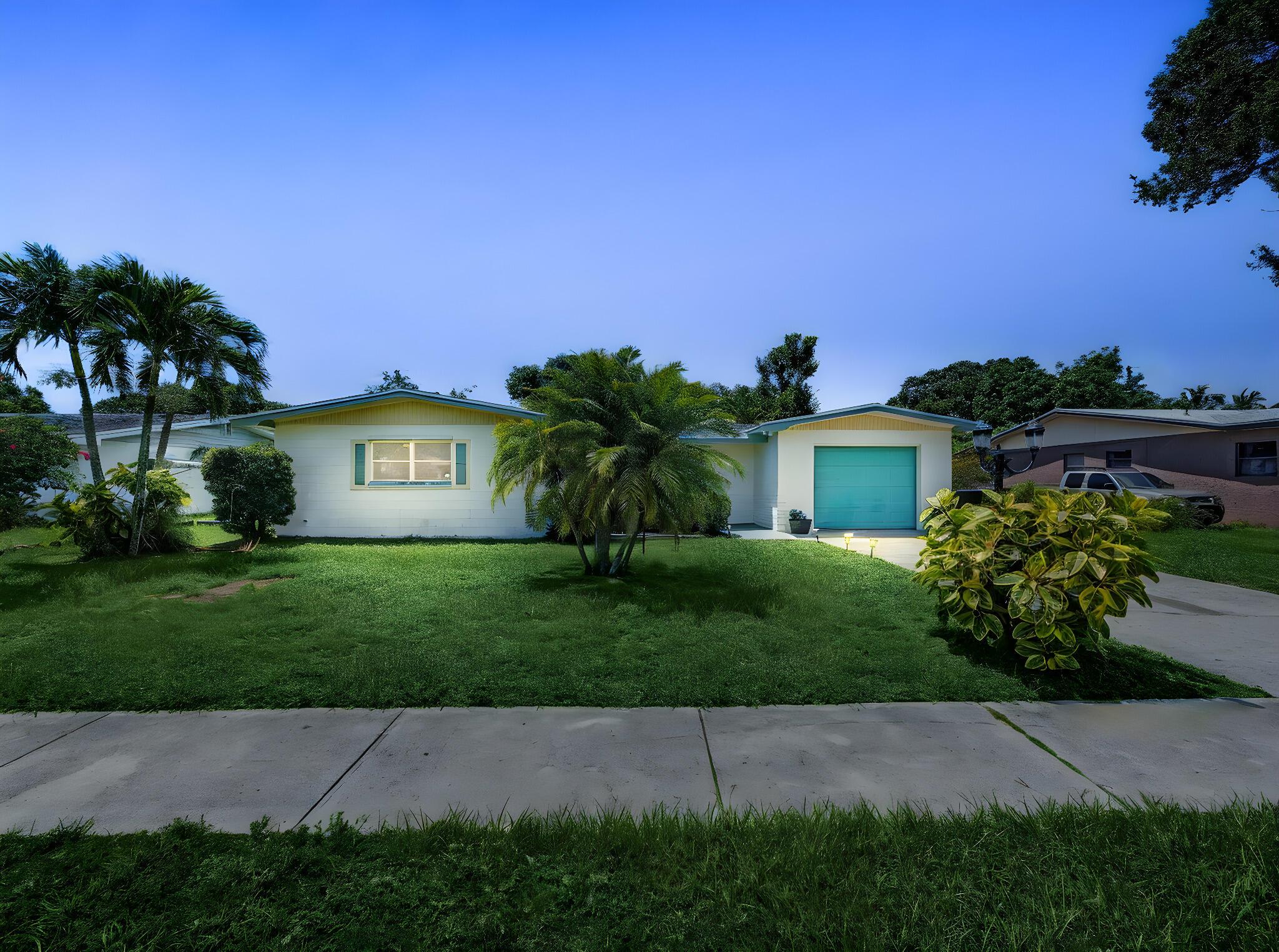 CBS 3 bed, 2 bath, 2 car garage home with a LARGE backyard, 2020 ROOF, close to Downtown Fort Pierce shopping, dining and the Treasure Coast BEACHES! NO HOA. This home has polished terrazzo floors throughout, NEW interior paint, kitchen overlooking the oversized yard, space for your fruit trees and toys. The covered, screened in porch is ideal for pets, play, and outdoor entertaining. This home offers the best of both worlds: a quiet setting with a central location just minutes from I-95, the Florida Turnpike, and US-1, etc. AC - 6yrs (maintenance last done 4/20/25), Water heater 2 yrs, Washer 2 yrs and Dryer 7 yrs. Schedule your showing and to start living life in FL the Fort Pierce way!