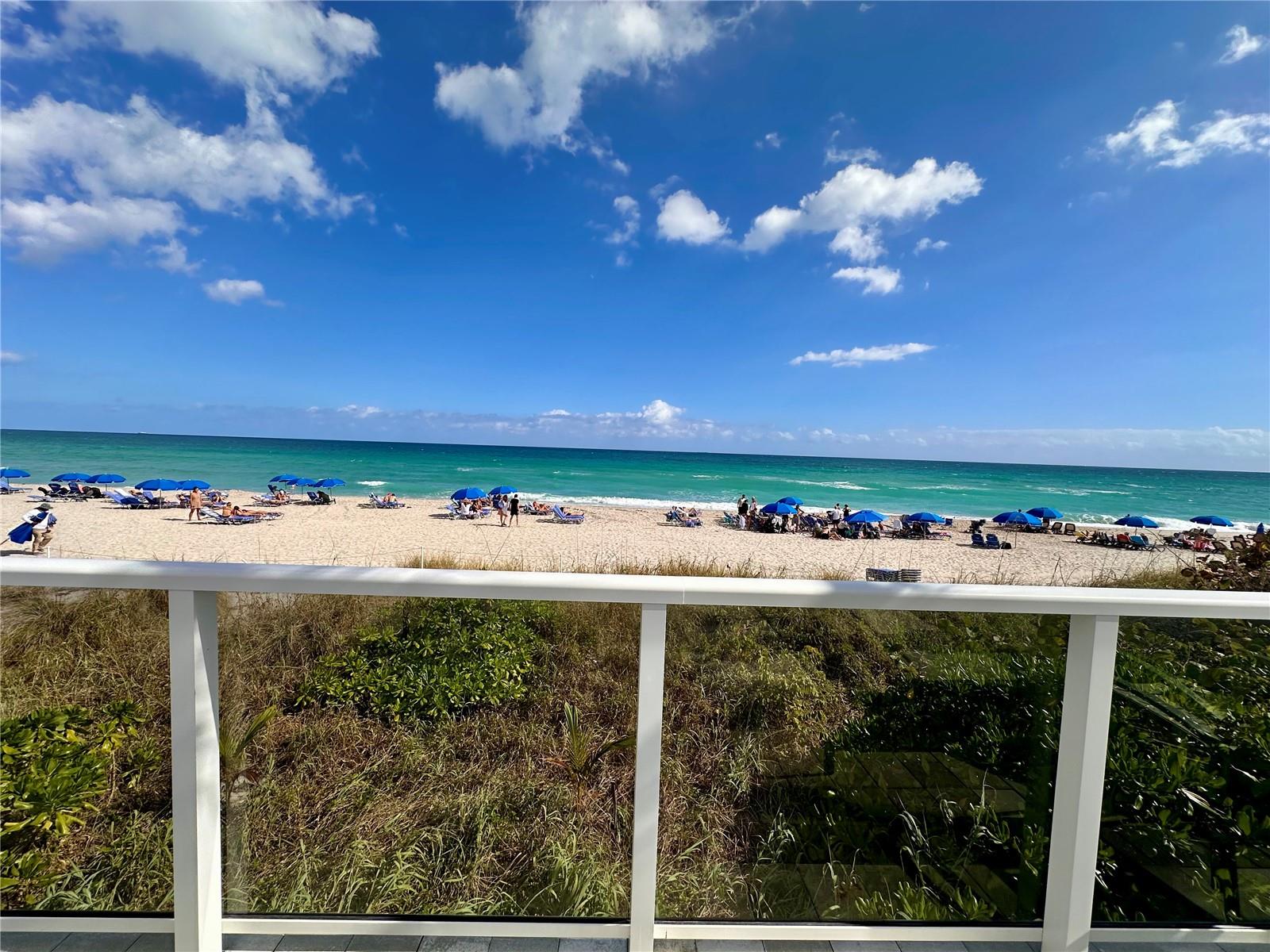 Be on the Beach and Experience Oceanfront Living today. Welcome to your dream Sub-Penthouse home in this stunning on-the-sand high-rise! This property offers sophisticated living with breathtaking ocean views, sleek marble-accented interiors, and top-of-the-line amenities with tennis courts, onsite restaurant, hair salon, spa, steam room, game room, pool, beach services for chairs, umbrellas, towels and poolside dining. This three-bedroom two two-bathroom is priced well to sell fast. You must see and have so call or text today to schedule your tour.
