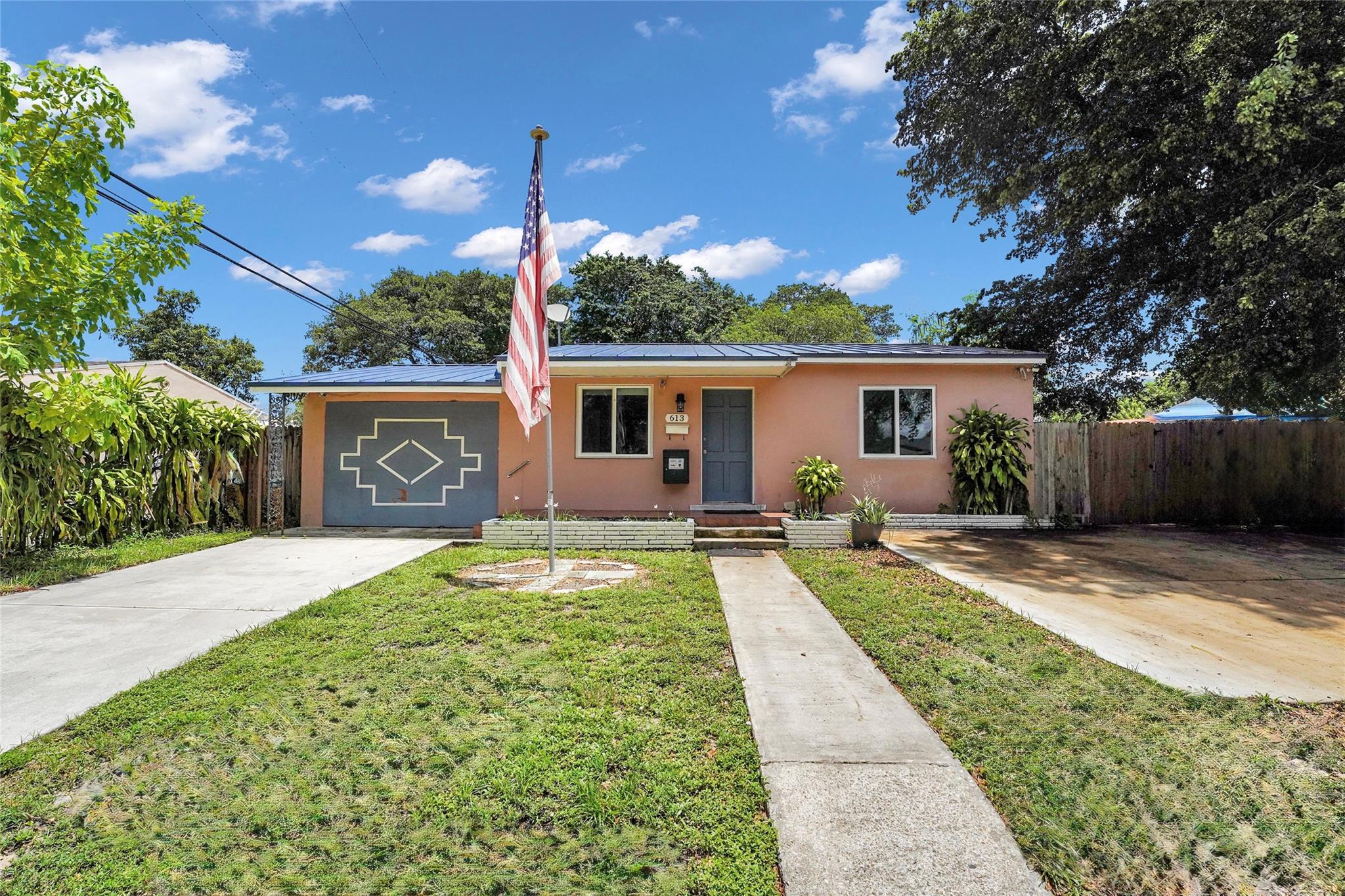 Packed with Upgrades & Personality!
This 3BR/2BA beauty blends charm with modern living. NO HOA... Enjoy a 1-year-old metal roof, solar panels for ultra-low electric bills, and gorgeous epoxy floors & counters. The kitchen features a gas stove, double fridge, and newer cabinets. Home has modern lighting with built-in speakers. Impact windows, brand-new water heater, updated electrical & wiring, and 3 mini-split ACs (2 yrs old). Bonus room in back with private entrance. Privacy-fenced backyard with double gate and a huge powered shed. Security camera system stays with house. Ample storage with 2 linen closets and pull down ladder giving access to a large attic space. Driveway allows parking for up to 4 cars. Only 4 miles to the Beach and easy access to all major highways and airport.