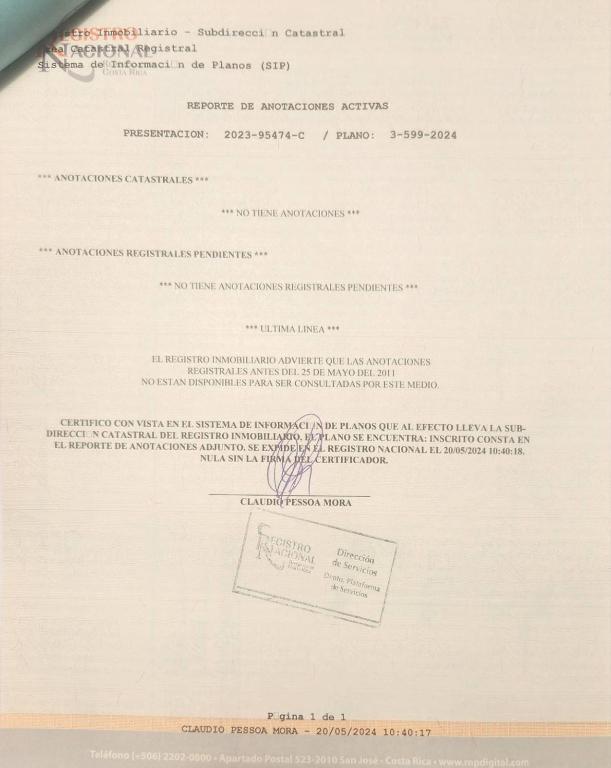 Q52M+28 Provincia de Coronado, Cartago Province, P - Land