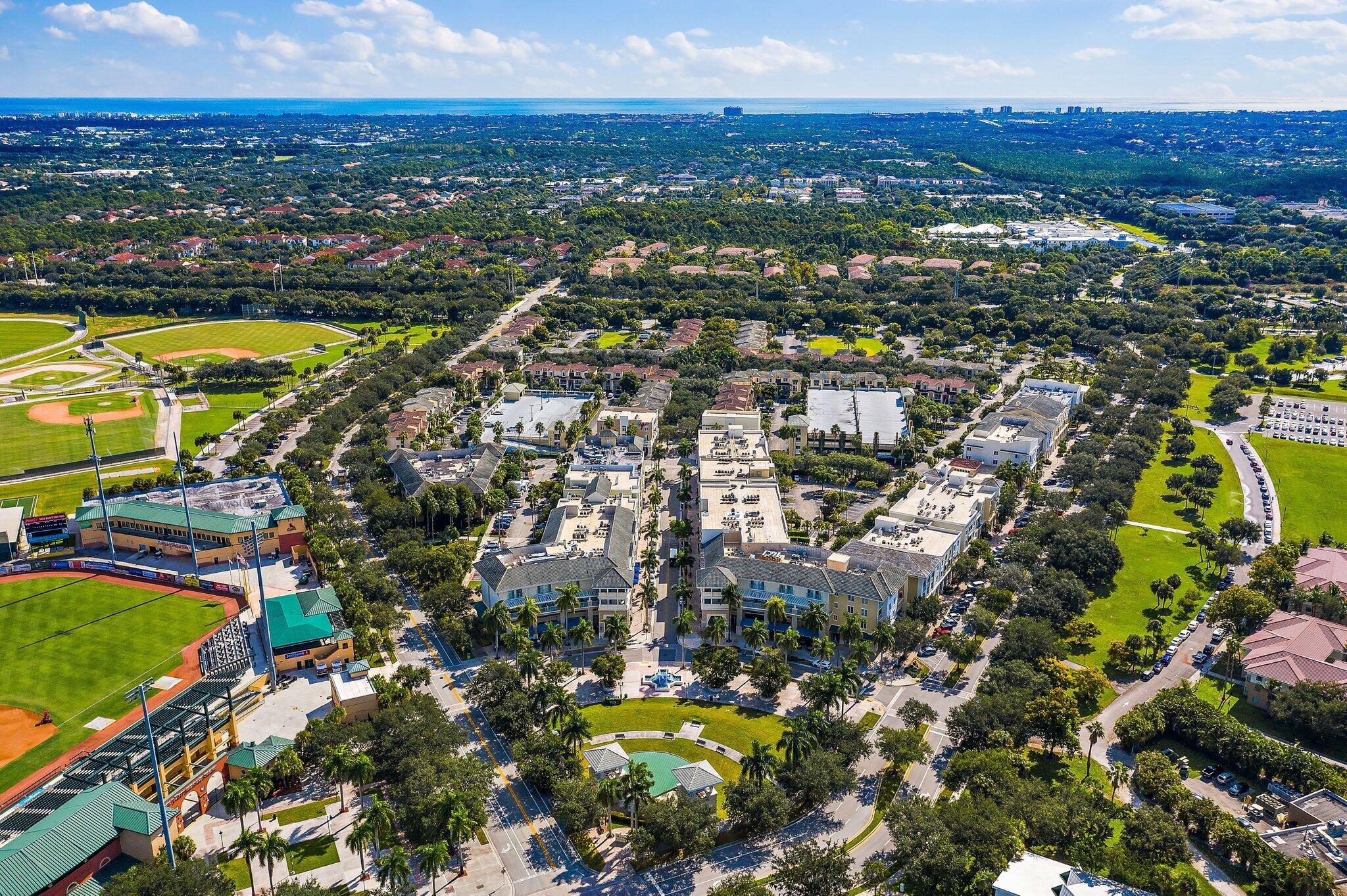 WOW! This Winter for 6 months..ENJOY...Furnished One Bedroom condo located in Jupiter's happening Abacoa Downtown neighborhood. Surrounded by popular restaurants & entertainment venues, there is always something to do. Sporting events, Green Mkt, Concerts, Stadium Baseball.... the list goes on. Walking Distance to FL Atlantic University, Scripps & Roger Dean Baseball Stadium. Comm Pool & Fitness Center. Fully furnished/appointed. Everything is newer.... furniture, appliances, linens, kitchenware. 2 new Smart TV's - 50 & 55'. Balcony. Washer/Dryer in unit. King size bed.