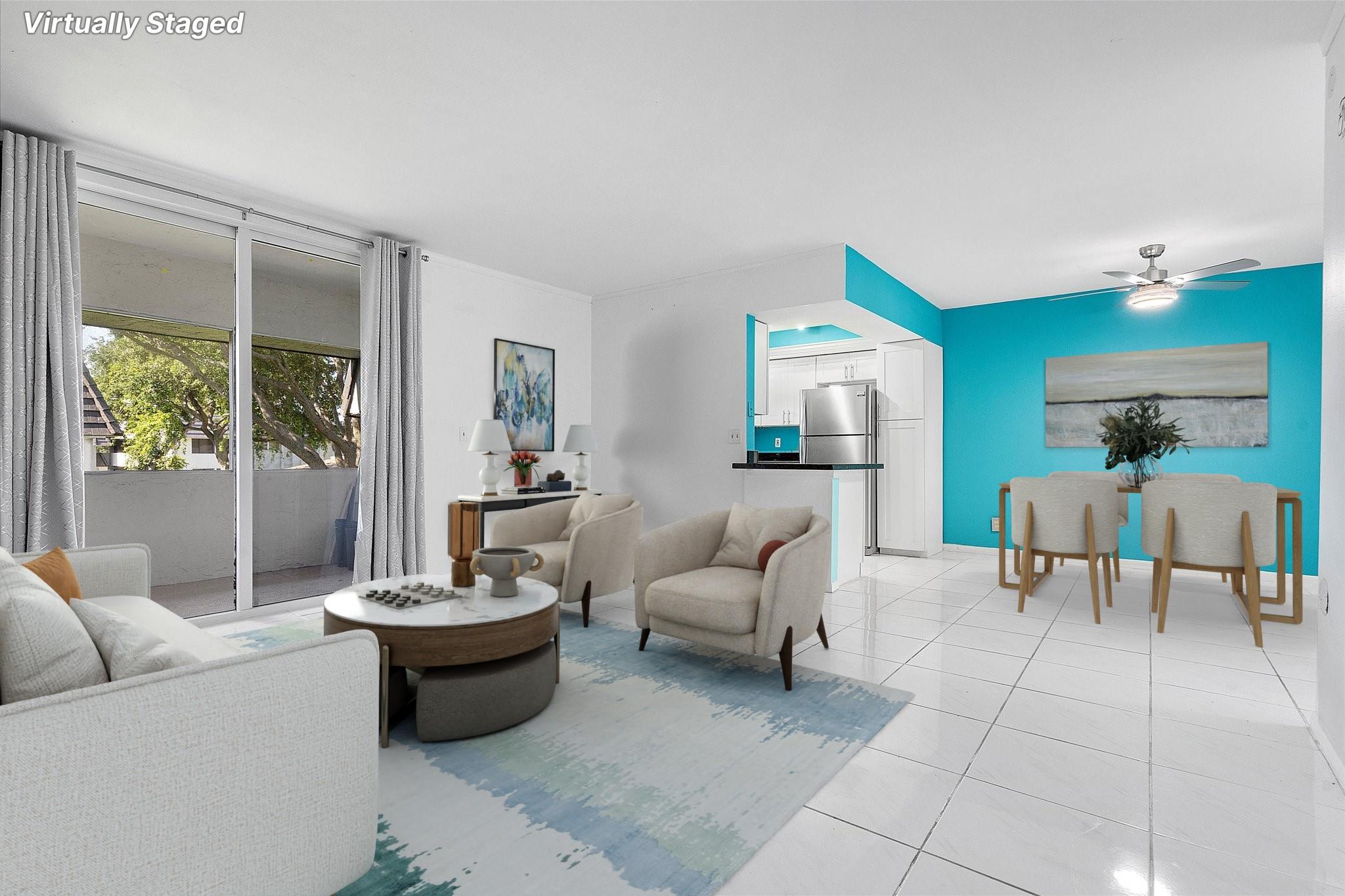Fully renovated 2-bedroom, 2-bath condo in a prime location. Bright, open living spaces are complemented by modern finishes throughout. Enjoy a brand-new 2-ton AC, 30-gal hot water tank, updated electrical 4/24, and hurricane-impact windows and doors (installed 09/24). The roof was completed on 3/25, offering added peace of mind. Both bedrooms are spacious with ample closet space, and the updated bathrooms feature contemporary fixtures. The primary features a walk-in closet. Tile flooring and freshly painted throughout. A private screened balcony provides tranquil views and storage for full size washer and dryer. Assigned parking. Clubhouse and pool. Conveniently located near shopping, dining, and entertainment—this beautifully updated home is ready for you!