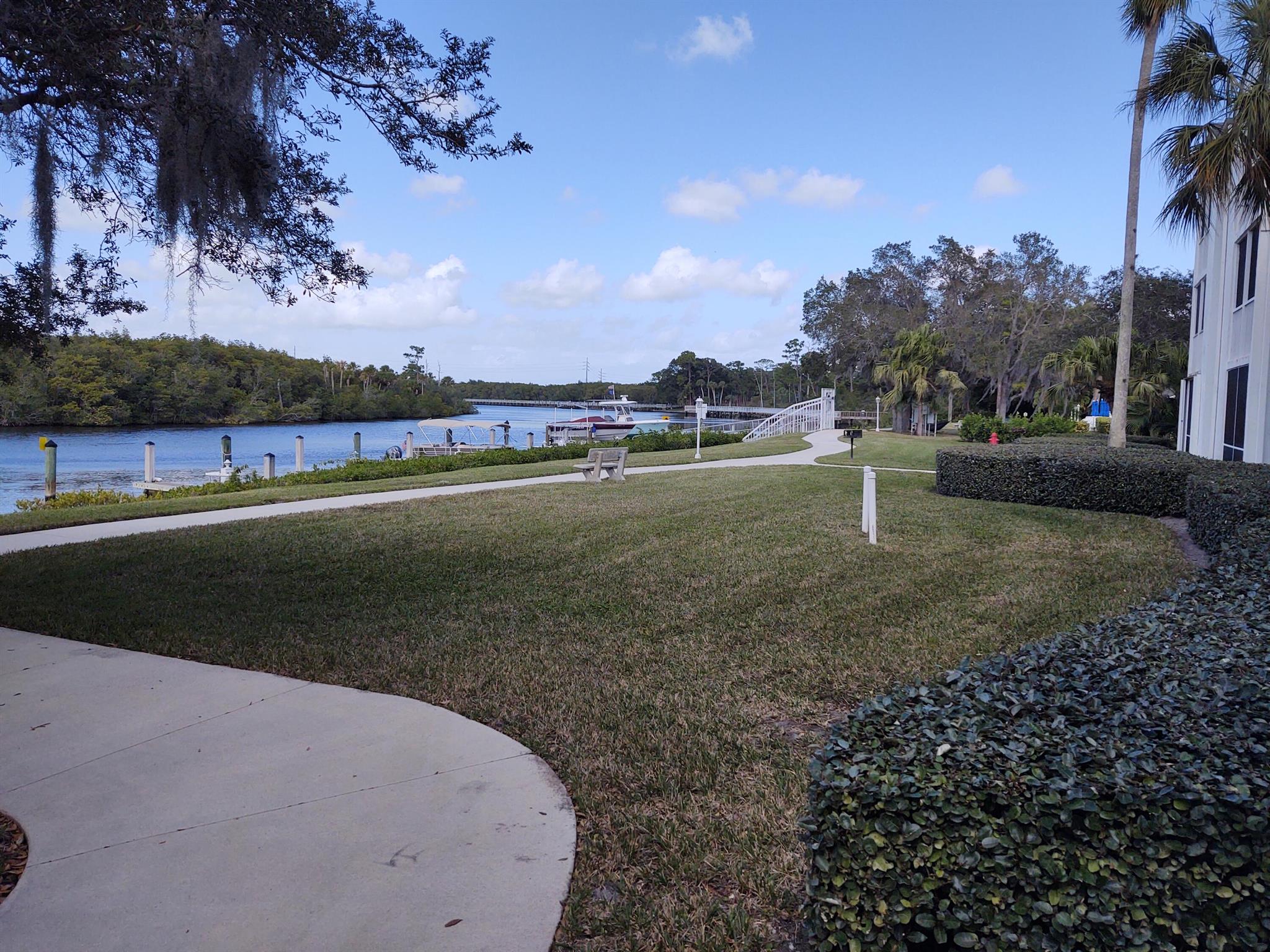 OMG Boaters ? Nature Lovers come discover Port Saint Lucie best kept Secret Fully Furnished 2 bedroom 2 bath Penthouse river views from all windows, enjoy morning coffee from your riverfront balcony Priceless Sunsets, in the evening Spectacular views of the luminated Riverwalk Bright and airy unit Cathedral Ceilings with skylights. Washer & Dryer in the unit. This gated community boast many amenities Pool w/ Spa Clubhouse can be reserved for private parties, Tennis, Pickleball, shuffleboard, Billiards, Fishing Dock, Boat Slips can be rented. It s like being on Vacation all year long. centrally Located near, shopping, dinning, Sandpiper Resorts, Golf, Riverside Park ,Botanical gardens,. Only Minutes to Downtown Stuart, Jensen Beach and the beaches of Hutchinson Island..
