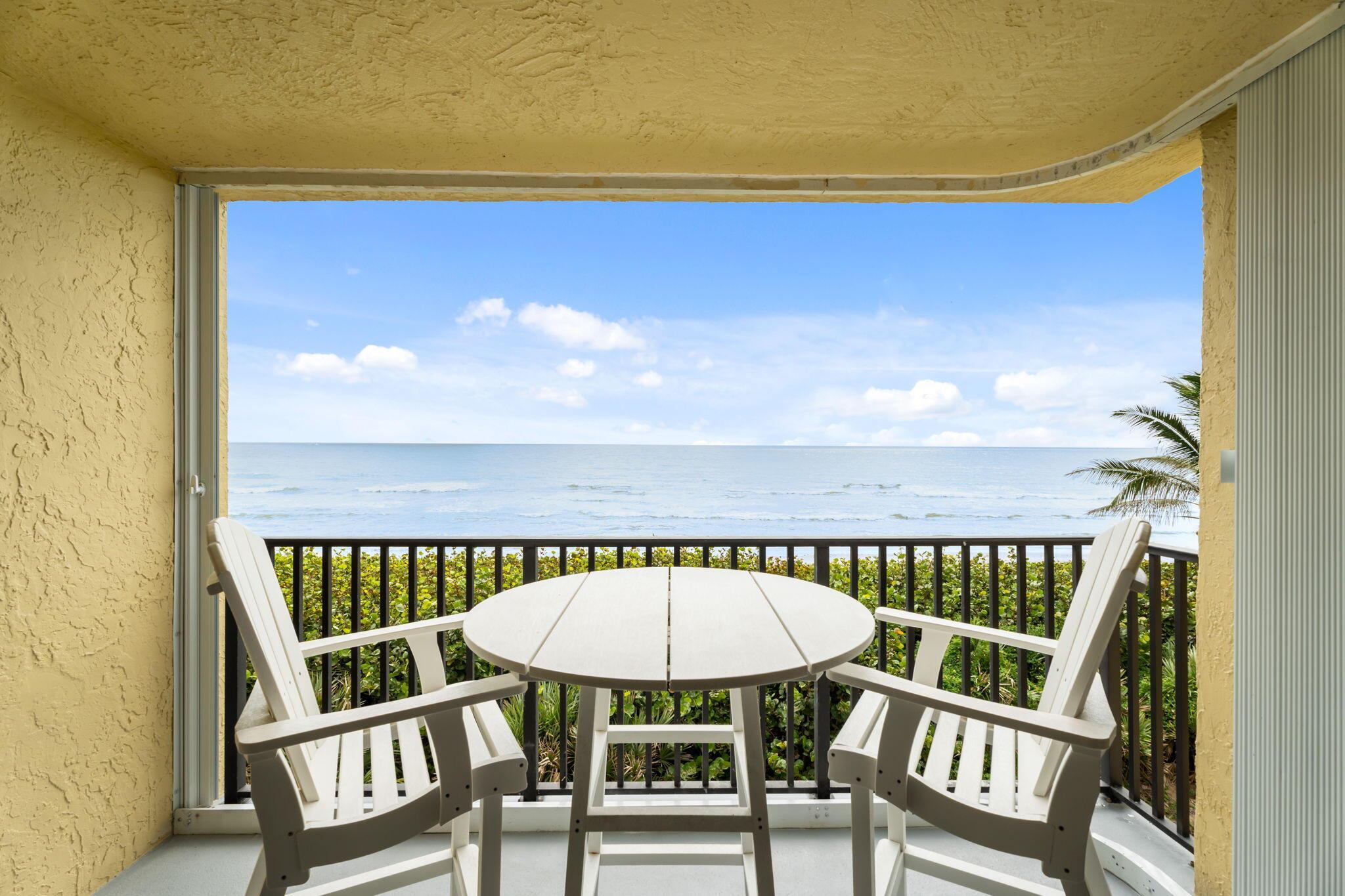 Escape to paradise in this 2/2 oceanfront condo on Hutchinson Island! This seasonal rental offers stunning sunrises, direct beach access, and peaceful morning walks just steps from your door. Enjoy world-class fishing, a quiet coastal atmosphere, and easy access to nearby shopping and dining. Available October through March, this is the perfect winter retreat--close enough to conveniences, yet far enough to enjoy true Florida tranquility. Fully furnished and ready for your island lifestyle!