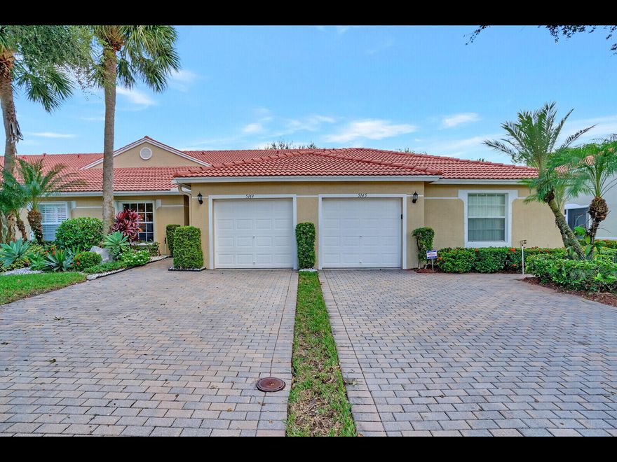 HERE IS YOUR PERFECT ANNUAL RENTAL! TUSCANY BAY IS AN ACTIVE 55+ PET FRIENDLY COMMUNITY. PLENTY OF AMENITIES, CLUBS, PARTIES, SHOWS, GAMES, FITNESS, TENNIS, PICKLE BALL & MUCH MORE. THINK ADULT CAMP. NEAR ALL BEACHES, SHOPPING & HWY's. THE HOME IS A SORT AFTER LARGER VILLA WITH AN ATTACHED 1 CAR GARAGE & DRIVEWAY. 2 BEDROOMS & A DEN! WALK-IN M/B CLOSET, PLENTY OF STORAGE SPACE & AN ATTIC. THIS PRETTY VILLA HAS AN OPEN UPDATED KITCHEN WITH ALL NEW APPLIANCES. THE BATHROOMS ARE UPDATED AS WELL. VILLA COMES UNFURNISHED.  ENJOY THE BEAUTIFUL GARDEN VIEWS ON YOUR EXTENDED SCREENED IN PATIO. PEACEFUL & RELAXING. DON'T WAIT! THIS RARE RENTAL WON'T LAST. sorry no smoking.