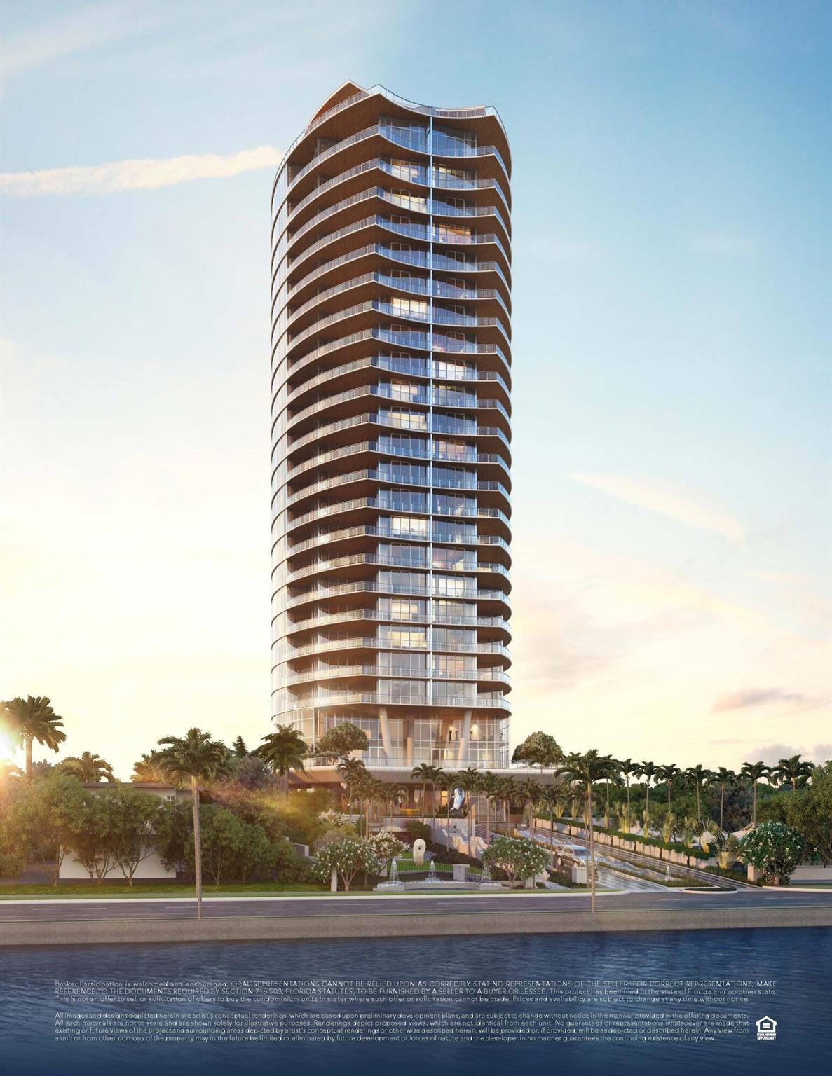 With only 40 residences and a maximum of two residences per floor, Forte on Flagler offers a high level of privacy and exclusivity. Each residence includes a private elevator foyer, ensuring secure and direct access. The buildings sleek, modern architecture, described as resembling the bows of two sea-bound ships, sets a new standard for Palm Beach luxury living.Forte on Flagler is equipped with world class amenities that complement its ultra-luxury residences.Second-Story Pool Deck - Features a 75-foot lap pool, heated spa, and an outdoor dining and lounge area with views of Palm Beach. Wellness and Social Sources - Includes a state-of-the-art fitness studio, residents lounge, private dining room, theater, sports simulator room, and a card room. Full time Concierge,