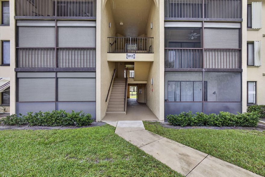 Enjoy peaceful lake views from this condo w/ living/dining room combo. Relax on the screened patio while taking in the serene lake setting. Kitchen offers a convenient pass-through space to dining area—perfect for entertaining or adding bar seating—along w/ Samsung range/refrigerator, stainless steel sink, and pantry. Tile floors throughout living areas, & stackable washer/dryer in hallway closet. AC 20, water heater 23. Rood 2014. Main suite features walk-in closet, walk-in shower negotiable furniture. Pine Ridge North Village IV 55+ requirs 1 occupant 55+; no permanent residents under 35. Application fee $150 pp (non-refundable). 1 pet to 25 lbs. No commercial vehicles, trucks, boats, trailers, motor/mobile homes, campers' recreational vehicles, etc, can park overnight. 1 space,2 car max