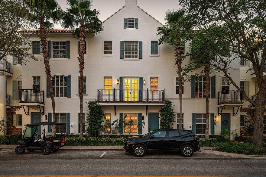 Live in the heart of Delray Beach. Located along Pineapple Grove, this stunning 3-story townhome is just three short blocks from Atlantic Ave and minutes from the beach! Built in 2014, this charming and completely updated gem features 3 bedrooms, 3.5 bathrooms, hardwood floors throughout, plantation shutters, impact windows & doors, a whole-house water filtration system, and a gourmet kitchen with quartz countertops and wood shaker cabinetry. The primary bedroom boasts large vaulted ceilings, 2 walk-in custom closets and elegant marble accents in the bathroom suite. Enjoy east-facing sunrises on the balcony with your morning coffee. Step outside and take a stroll to Delray's best—boutiques, cafés, art galleries, and vibrant nightlife—all just steps away.