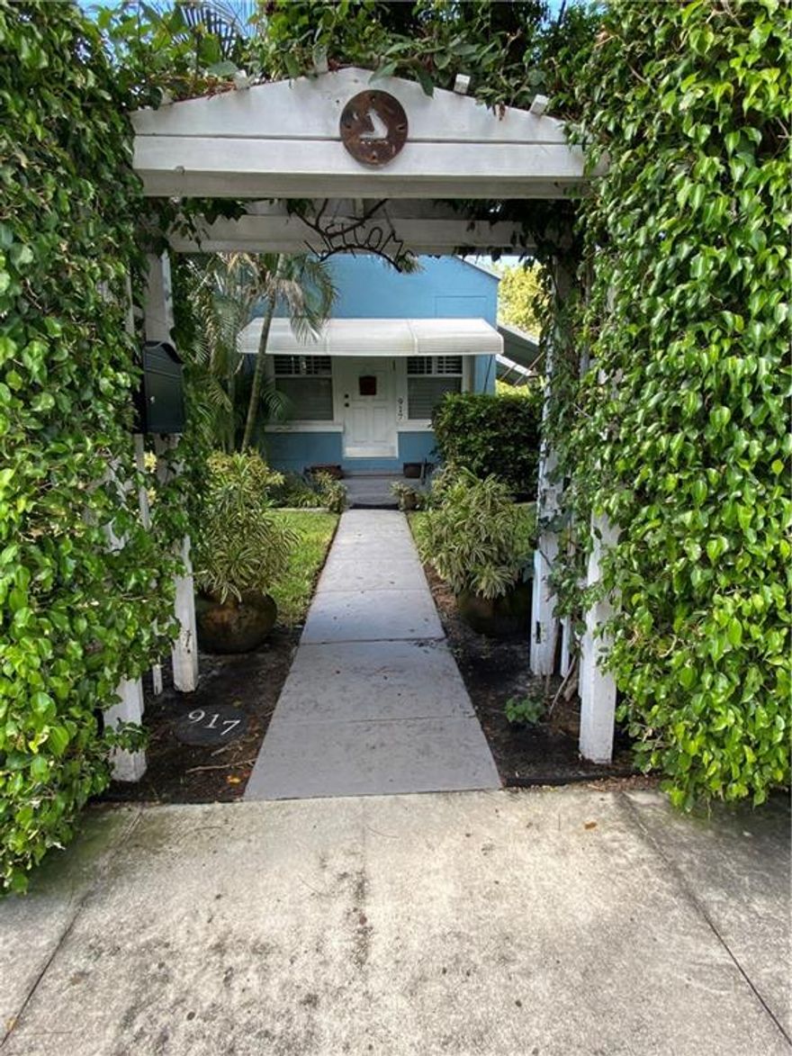 BRING YOUR CASH OFFERS! This one is a must-see, great investment property in sought-after SoBe. The main house is a charming cottage, fully turn-key with an active Airbnb in place. There is room for a pool and a bonus building in the back for office/storage/mother-in-law suite in the back of the property. Work is currently being rendered to provide a clean inspection including replacement of cast iron plumbing, mold remediation in, new flooring, and new exterior doors on the bonus building. MUST CLOSE ON OR BEFORE 4/29