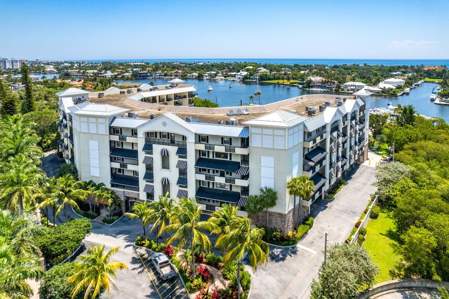Welcome to Delray Harbor Club—an exclusive, gated waterfront community in the heart of Delray Beach. This expansive 2,778 SF, two-story residence offers 3 bedrooms, 2.5 baths, & seamless indoor-outdoor living. The main level features open living & dining spaces, a guest bedroom, and a beautifully appointed kitchen—all flowing to a sprawling private terrace. Upstairs, two additional bedrooms each enjoy ensuite baths & a balcony overlooking the marina & Intracoastal. Direct water & marina views, impact windows/doors, & in-unit washer/dryer. Delray Harbor Club is a 24-hour gated community with a full-service marina, heated pool, clubhouse, & dockage available for vessels up to 50 feet. Pet-friendly, flexible leasing. Located just minutes from Atlantic Avenue, beaches, dining, and nightlife. Delray Harbor Club residents have priority access to the deep-water marina boat slips, and features a pool, cabana, outdoor grills, gazebo, garage parking, additional resident and guest parking, lawn areas for pets and a gated setting with security. The building has recently completed extensive upgrades, including concrete restoration and the installation of impact windows throughout. The marina offers electric and water hookups, as well as an on-site fueling station. Enjoy being just steps from shops and dining and minutes from Downtown Delray Beach, Atlantic Avenue, and pristine beaches.